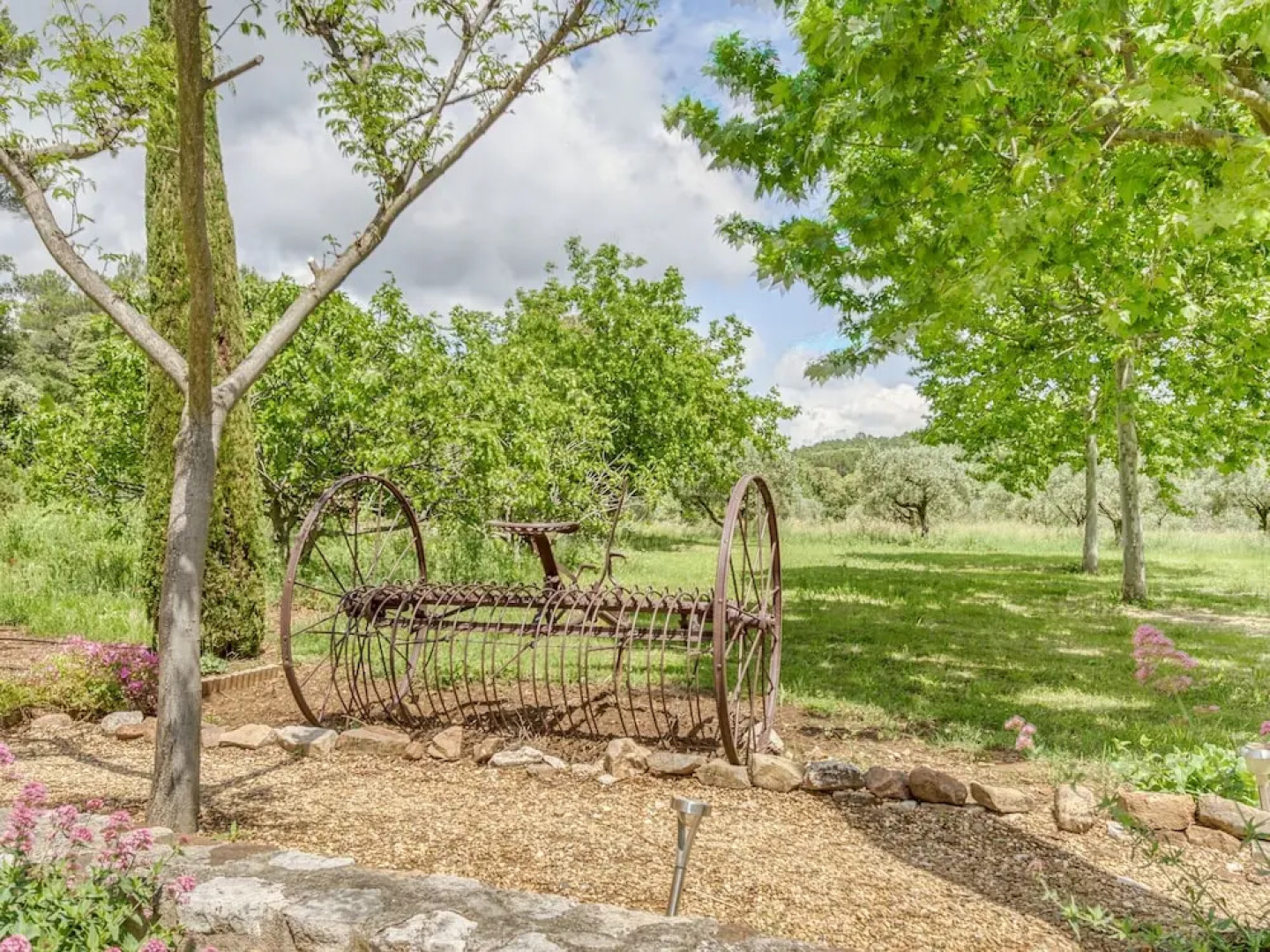 The Awning Housecosy Holiday Home in Rustrel With Swimming Pool