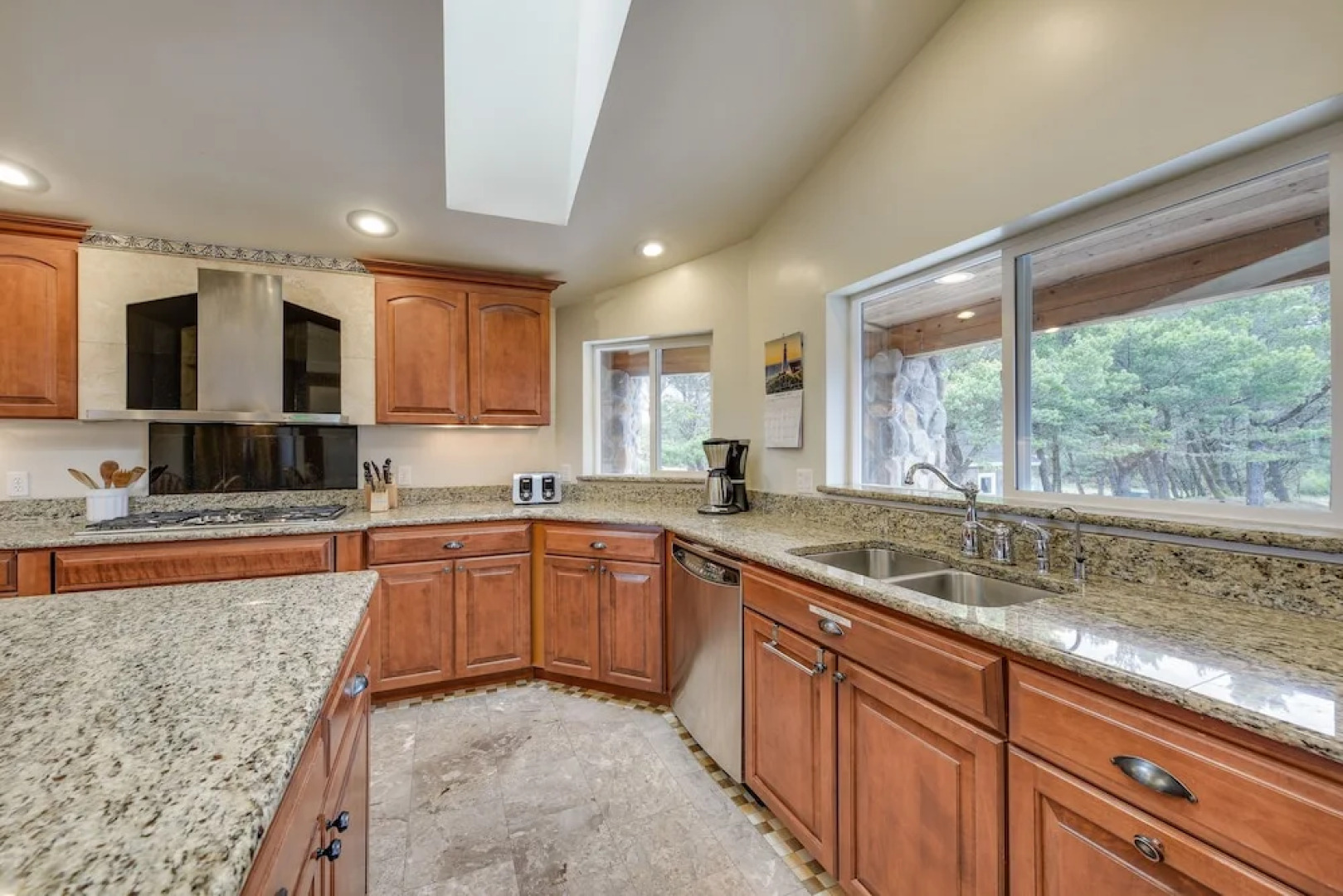 New Listing! Stone W/ Private Beach Path 6 Bedroom Home