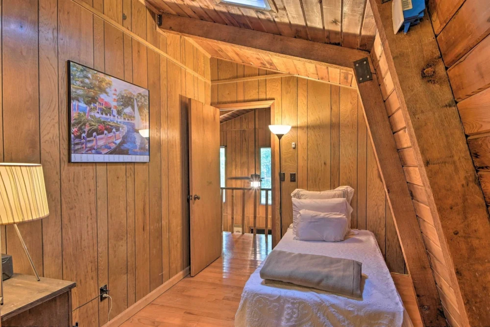 Artist's A-frame Cabin w/ New Interior + Deck