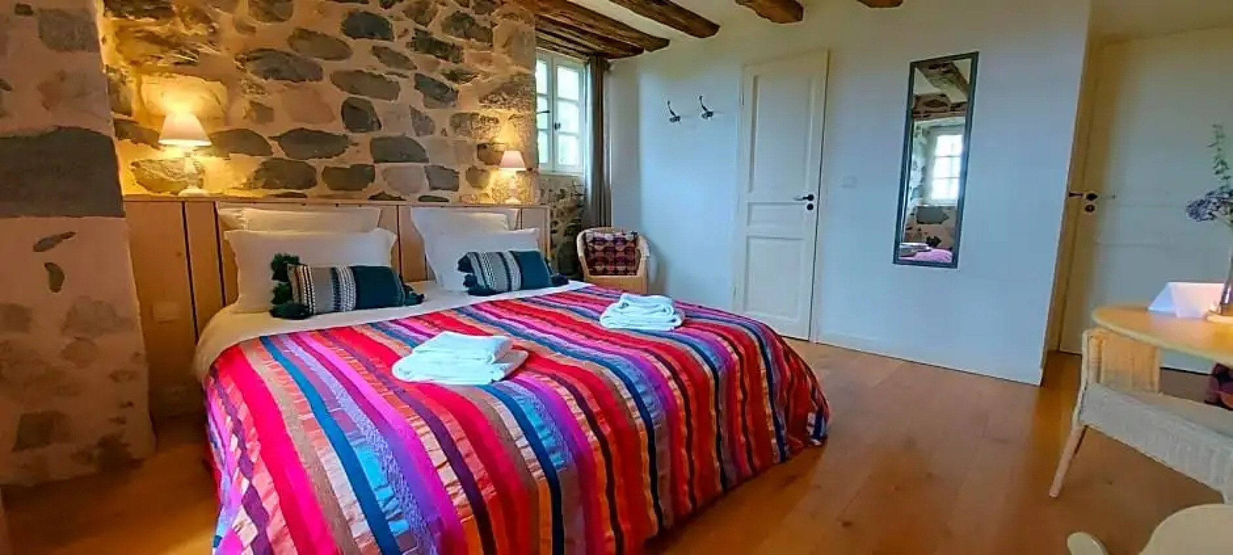 Le Mas de Rigoulac chambre BULLE