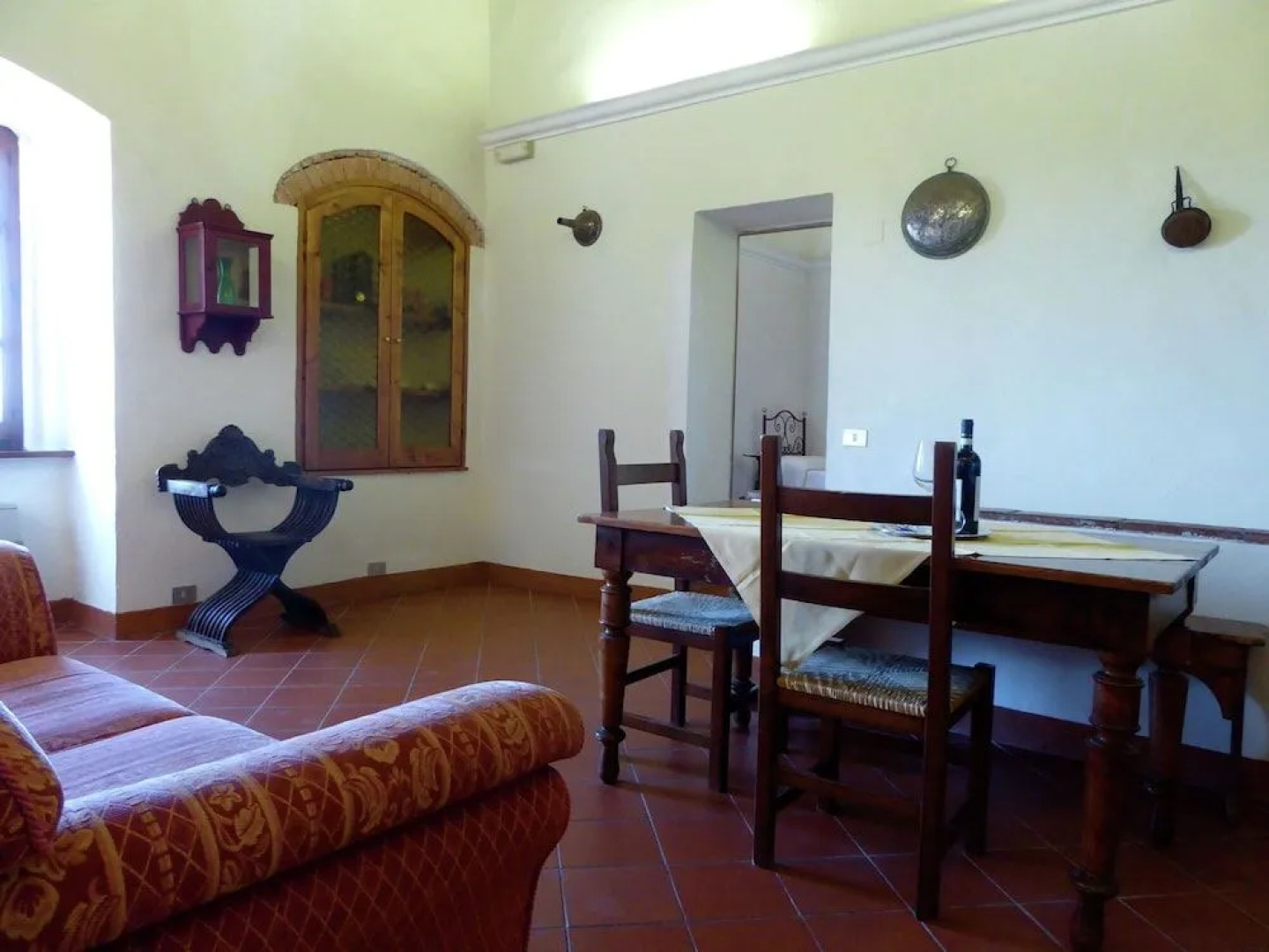 Vintage Castle in Monteriggioni Tuscany near Forest