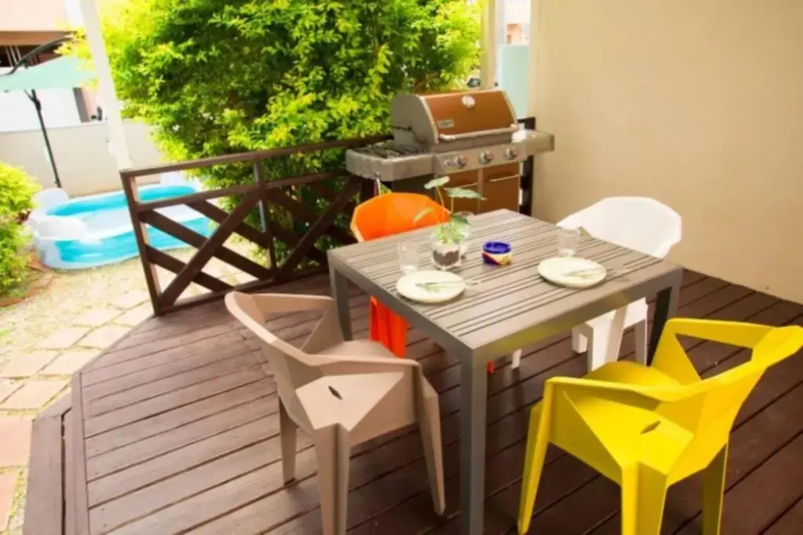 宮城海岸徒歩2分 大人も子供もBbqや子供用プールで楽しめる　アメリカンビンテージのデザイナーズハウス