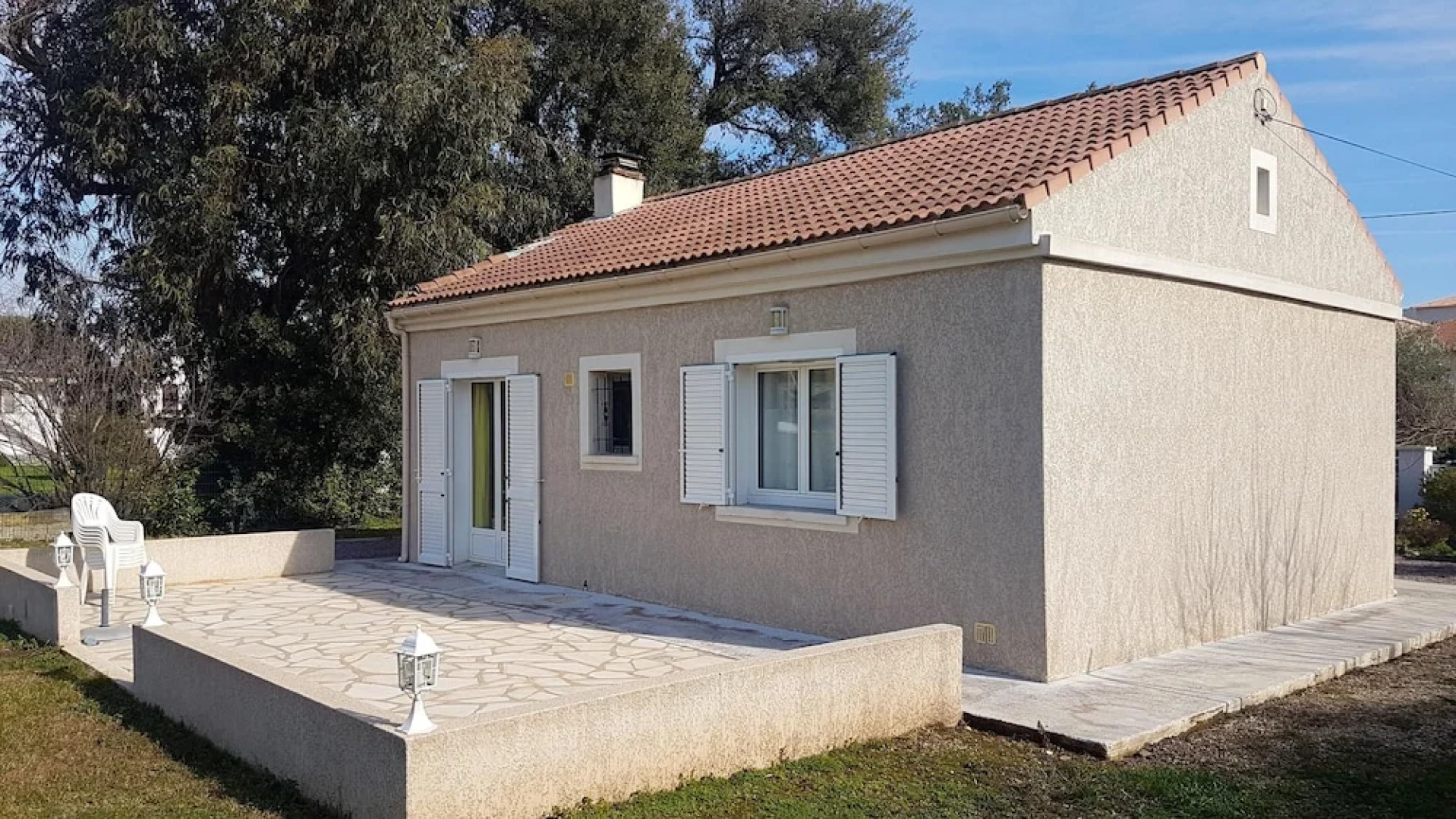 House With 2 Bedrooms in Lucciana, With Wonderful Mountain View, Enclo