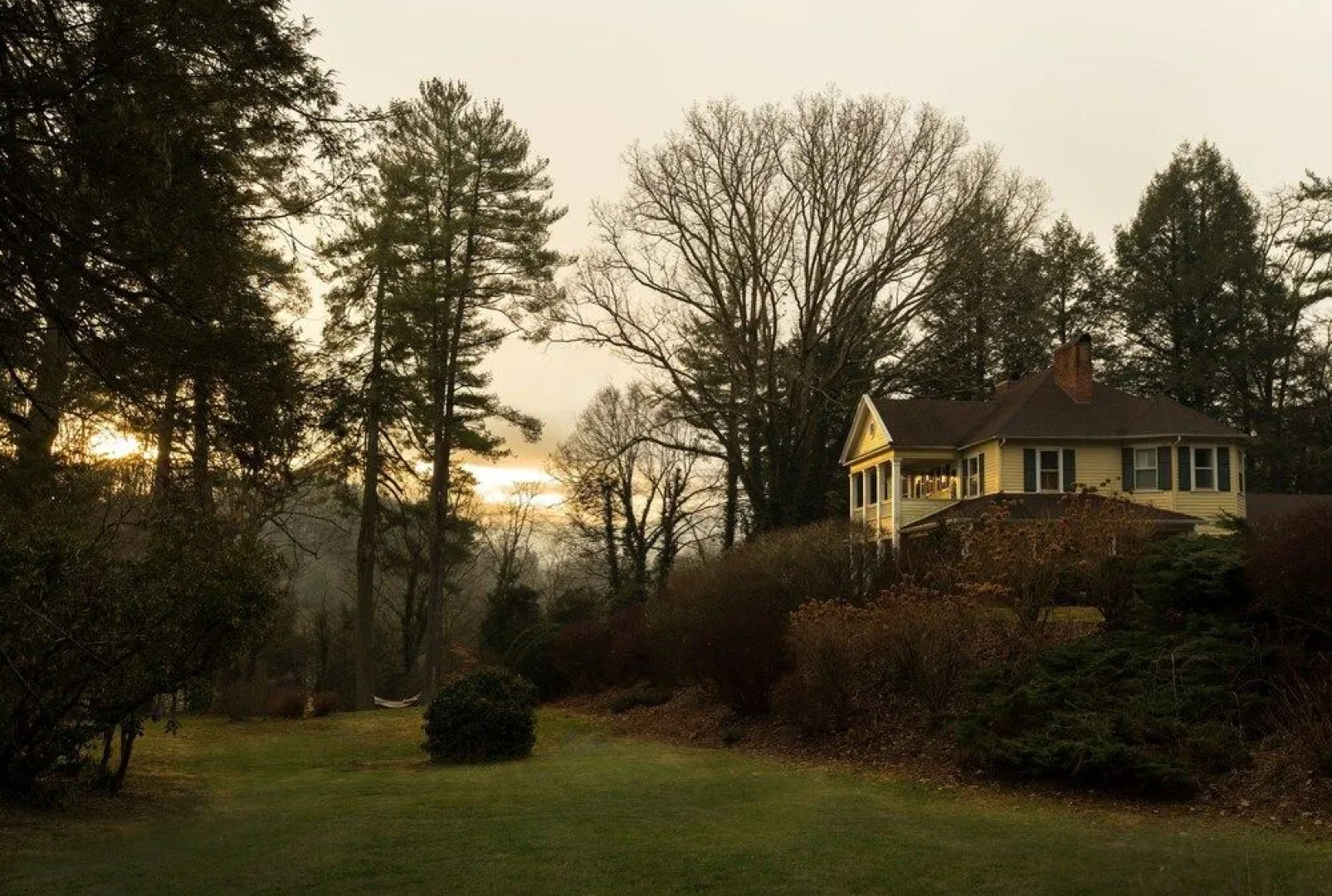 The Yellow House on Plott Creek Road
