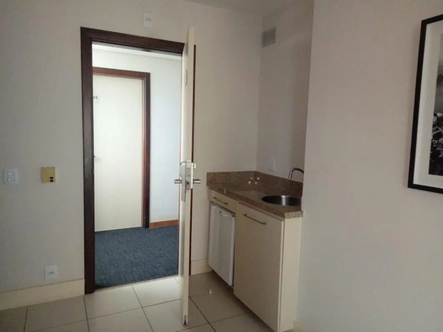 Studio pé na areia, vista, internet e ar