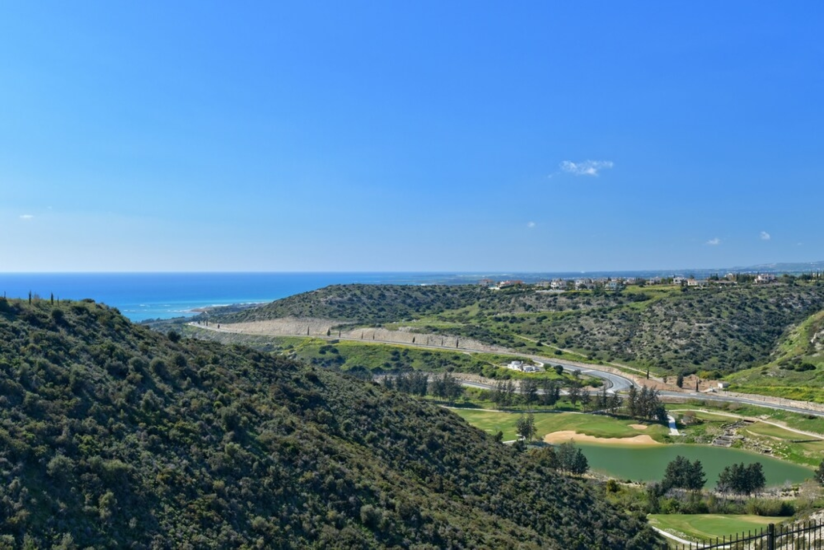 Stunning 3 bedroom villa 'BZ01' with private pool, stunning views, communal pool and resort facilities, Zephyros Village on Aphrodite Hills Re