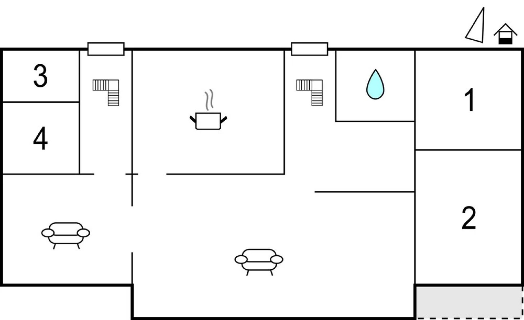 Nice Home in Korsfjorden With 4 Bedrooms and Wifi