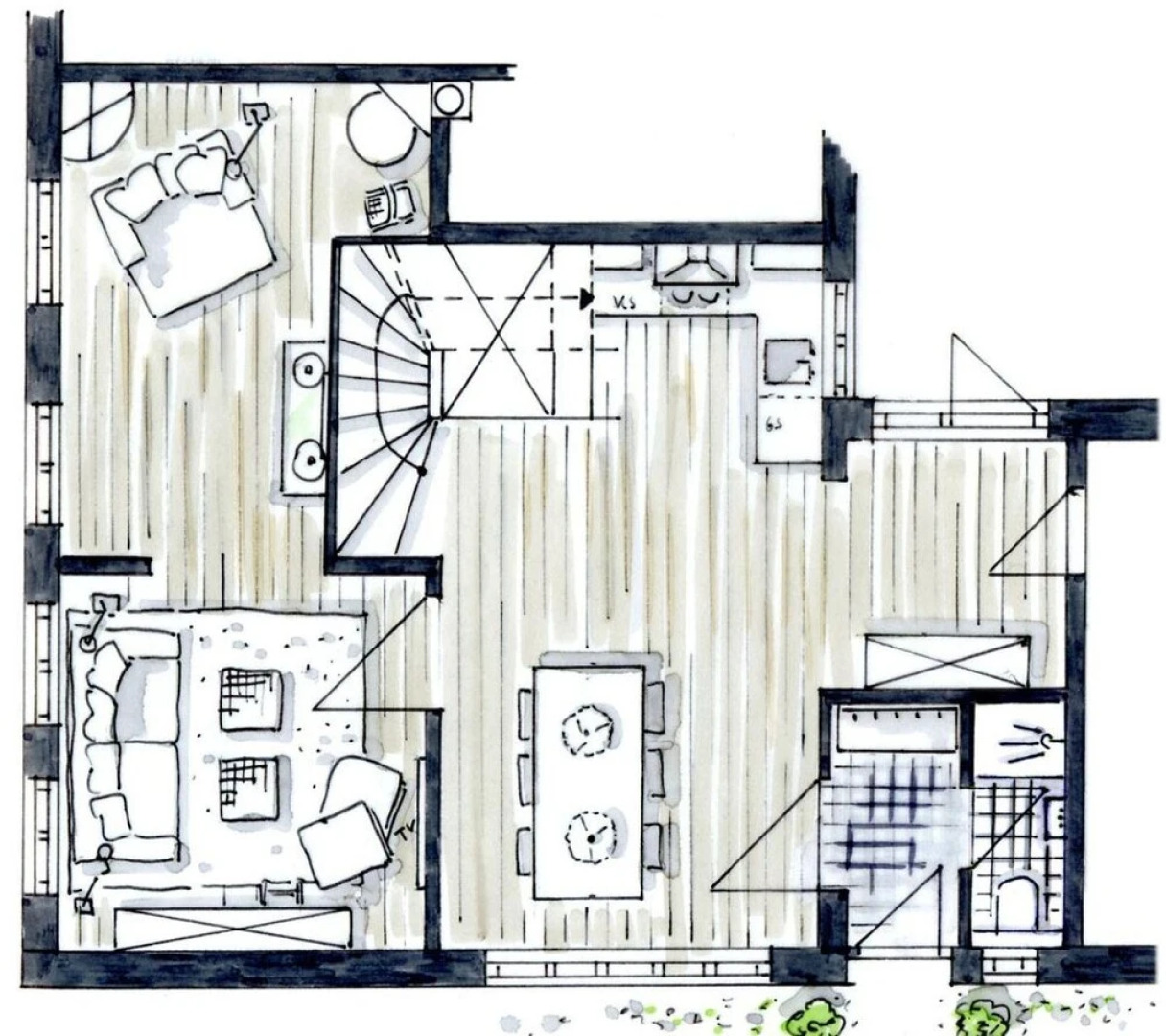 von Deska Countryhouses Reeder Flügel