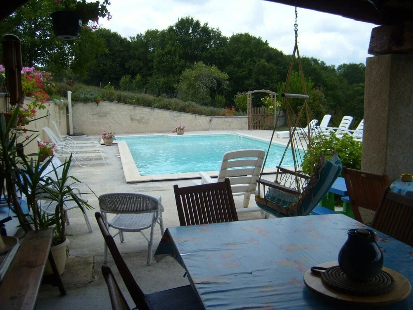 Property With 2 Bedrooms in Thenon, With Pool Access, Furnished Garden