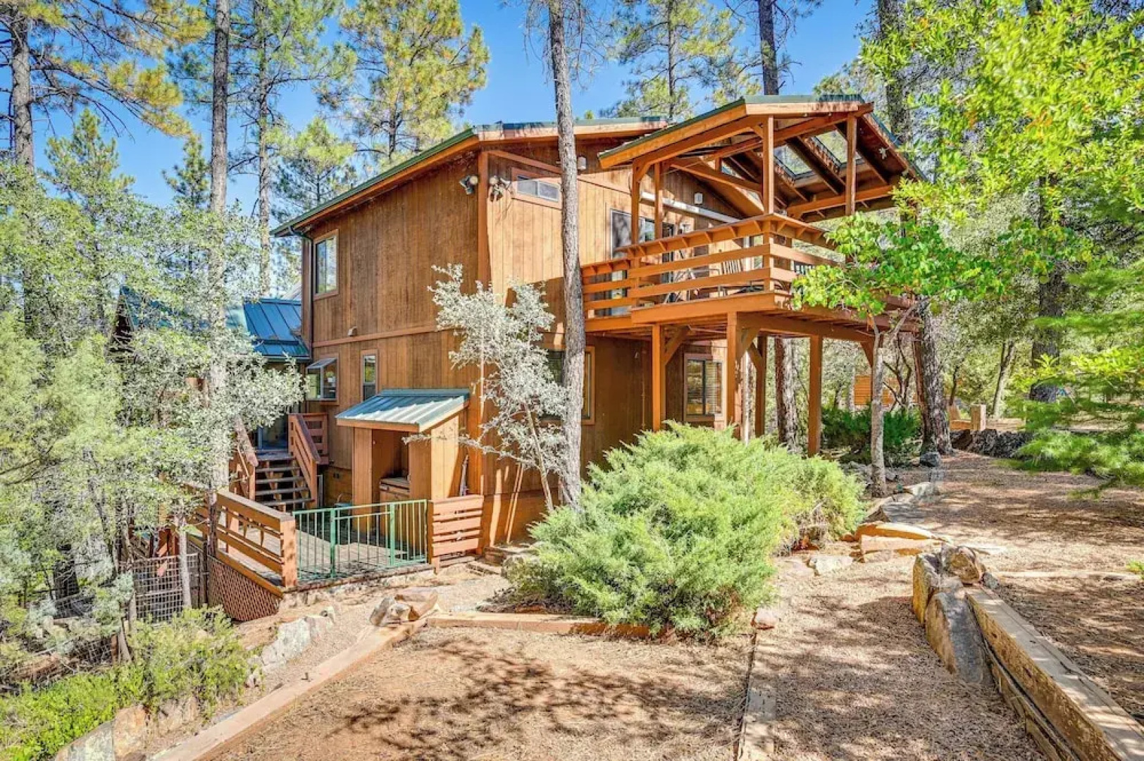 Furnished Deck + Forest Views: Pine Retreat!