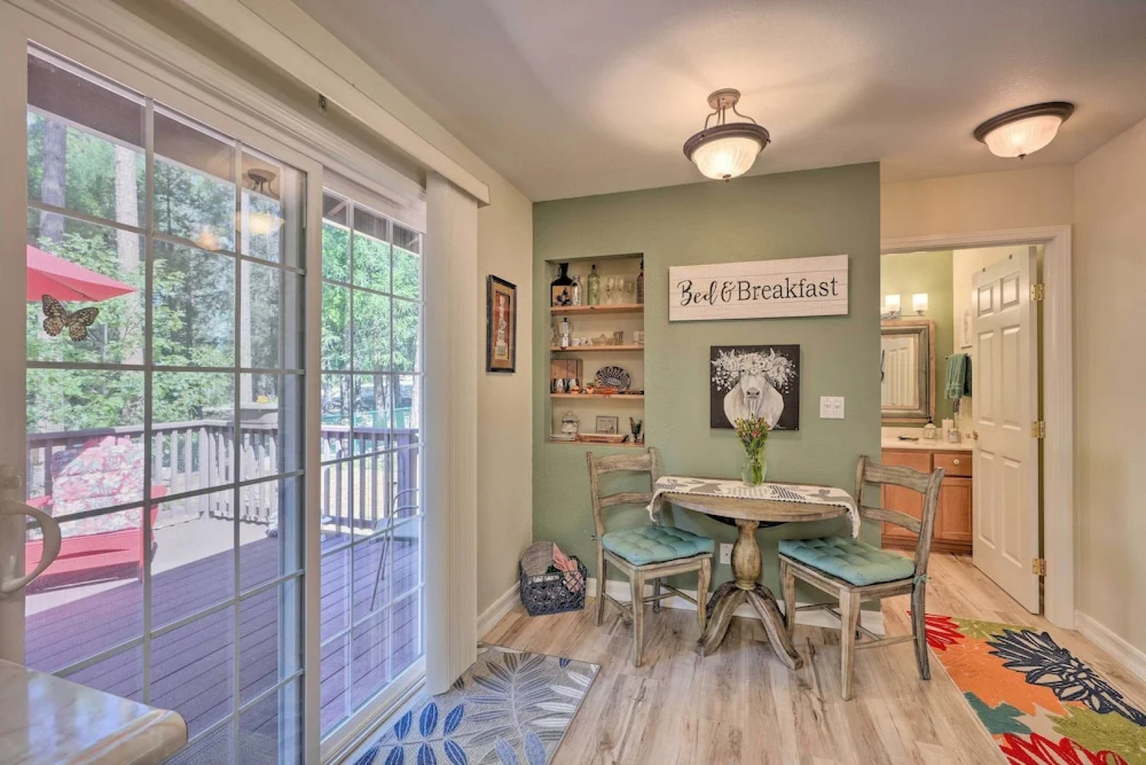 Private Deck: Pollock Pines Apt on 5 Acres