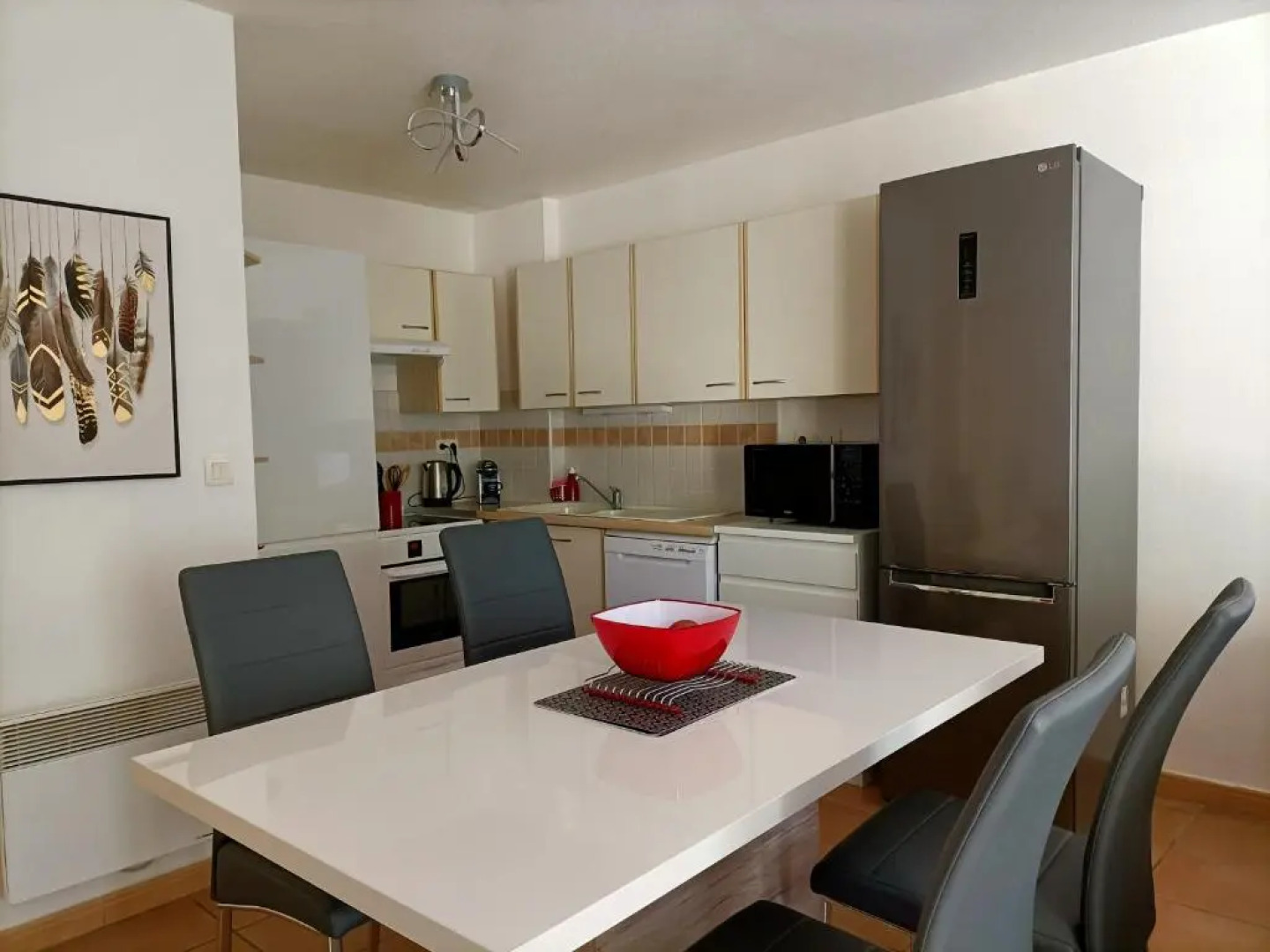 Superbe T3 pour 6 personnes, terrasse et parking, 600 m plage 6CPBATB