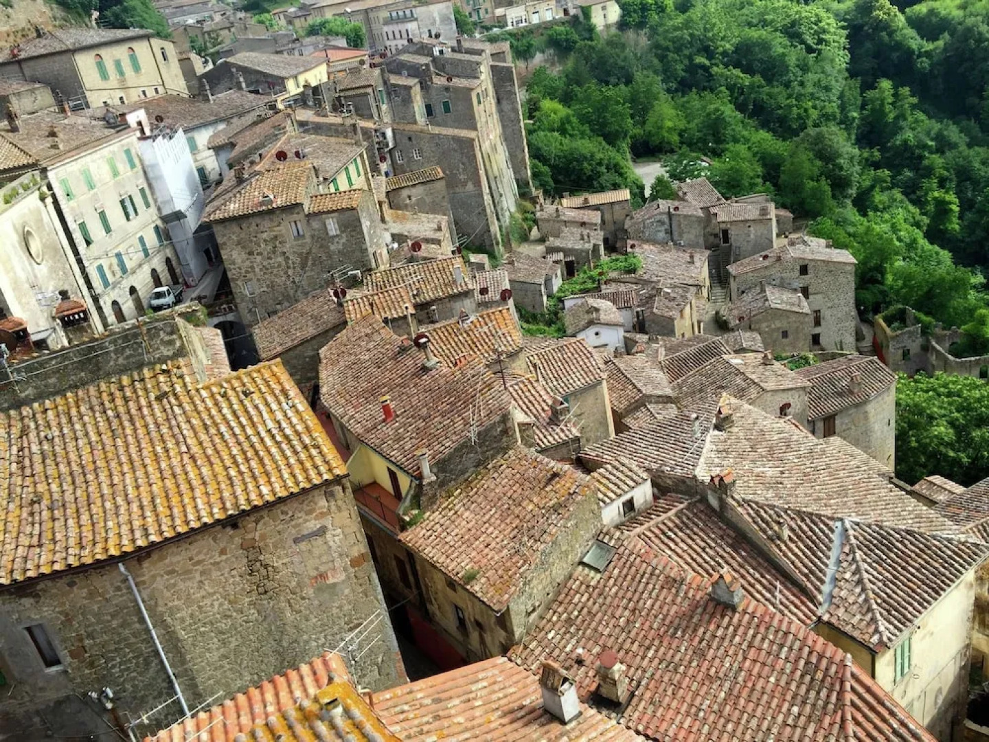 Scenic Farmhouse with Swimming Pool by Forest in Sorano