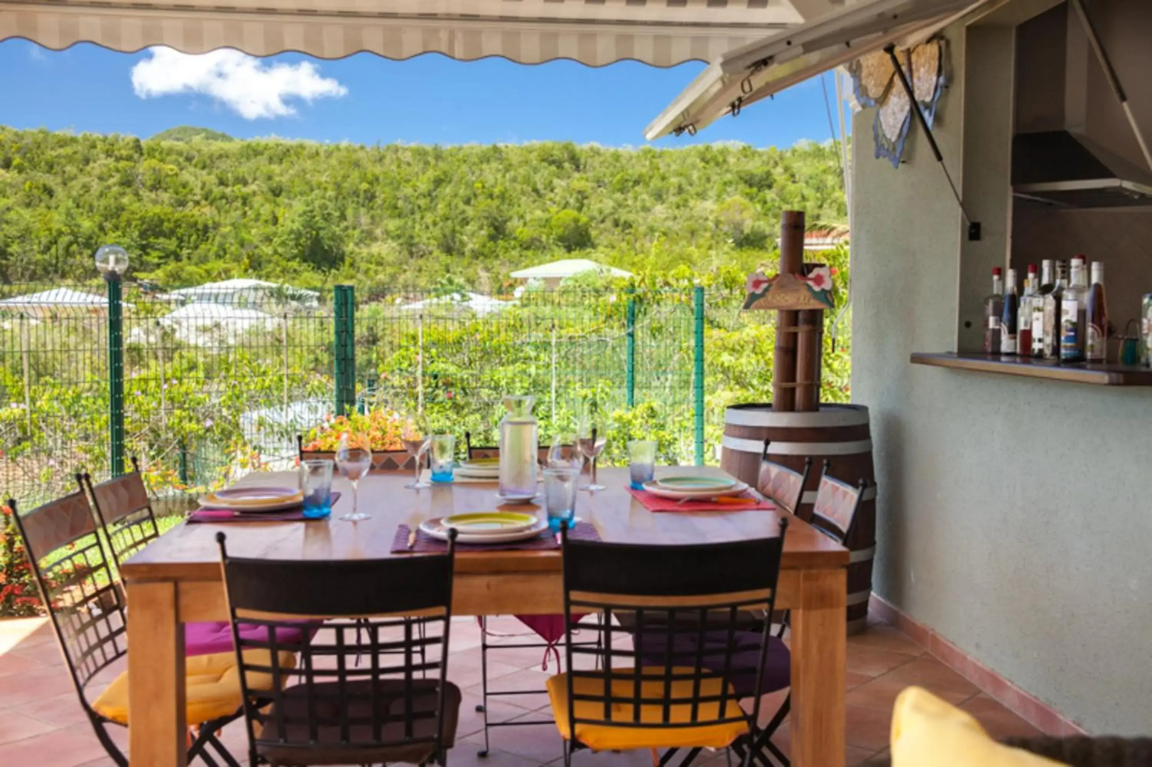Villa de 3 chambres avec vue sur la mer piscine privee et jardin clos a Le Diamant a 1 km de la plage