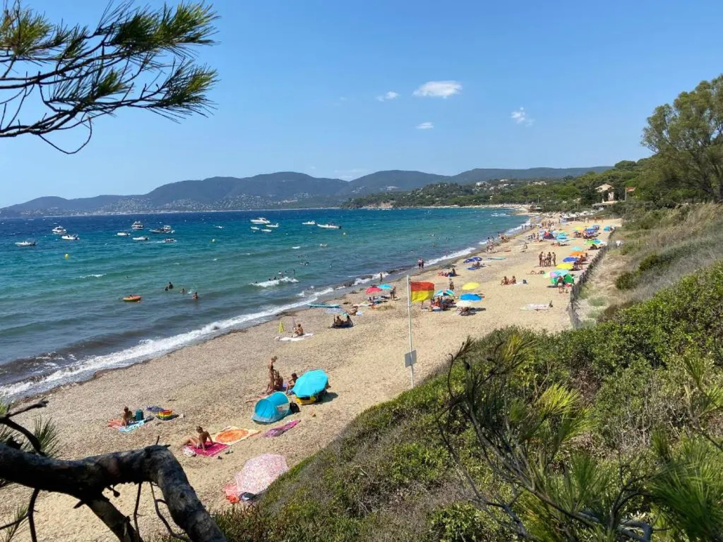 Golfe St Tropez Magique T2 duplex vue mer piscine, garage