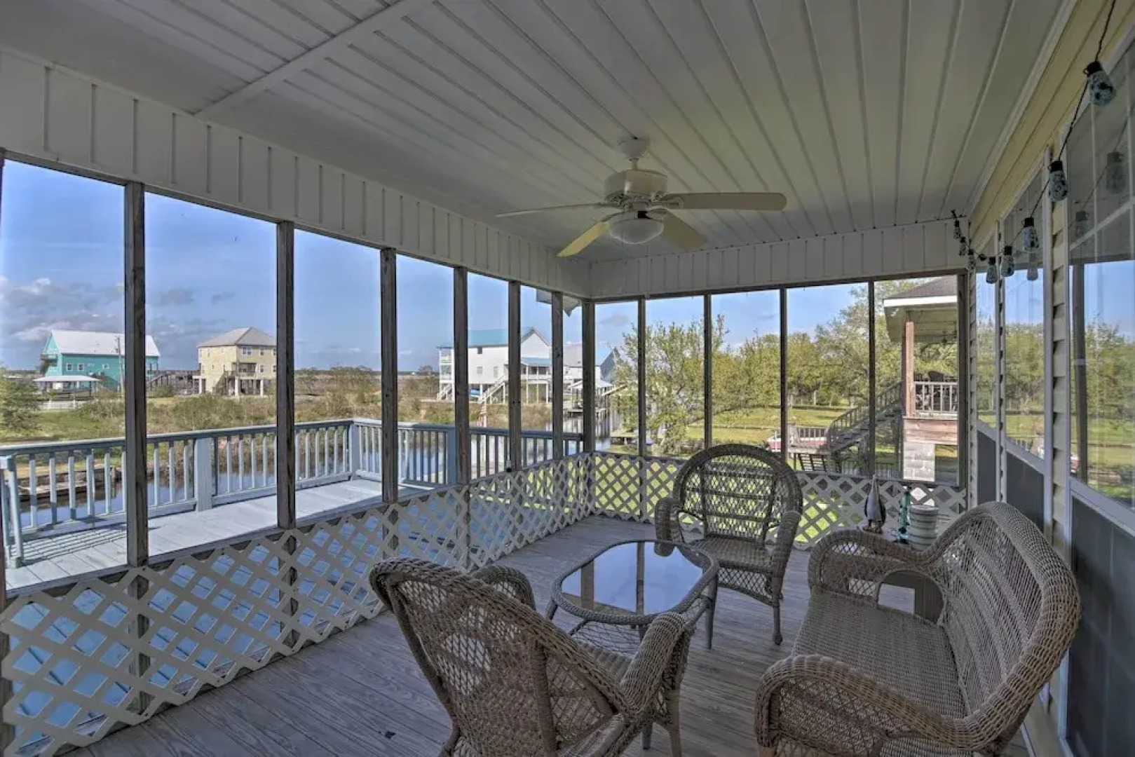 Fish at Canalfront Bay St Louis Home - Dock & Deck