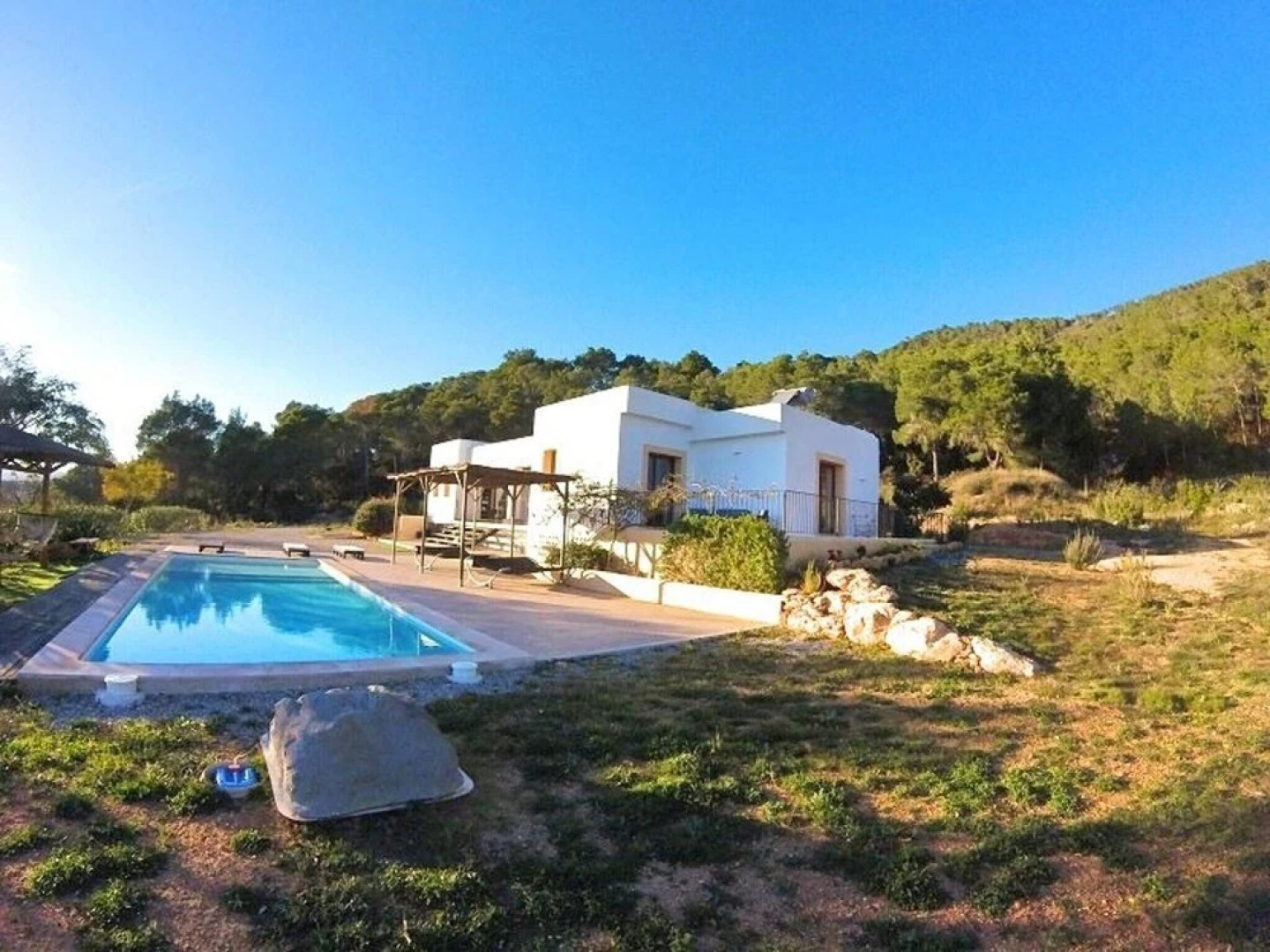 Villa With 5 Bedrooms in Sant Carles de Peralta, With Wonderful Mountain View, Private Pool, Furnished Garden Near the Beach