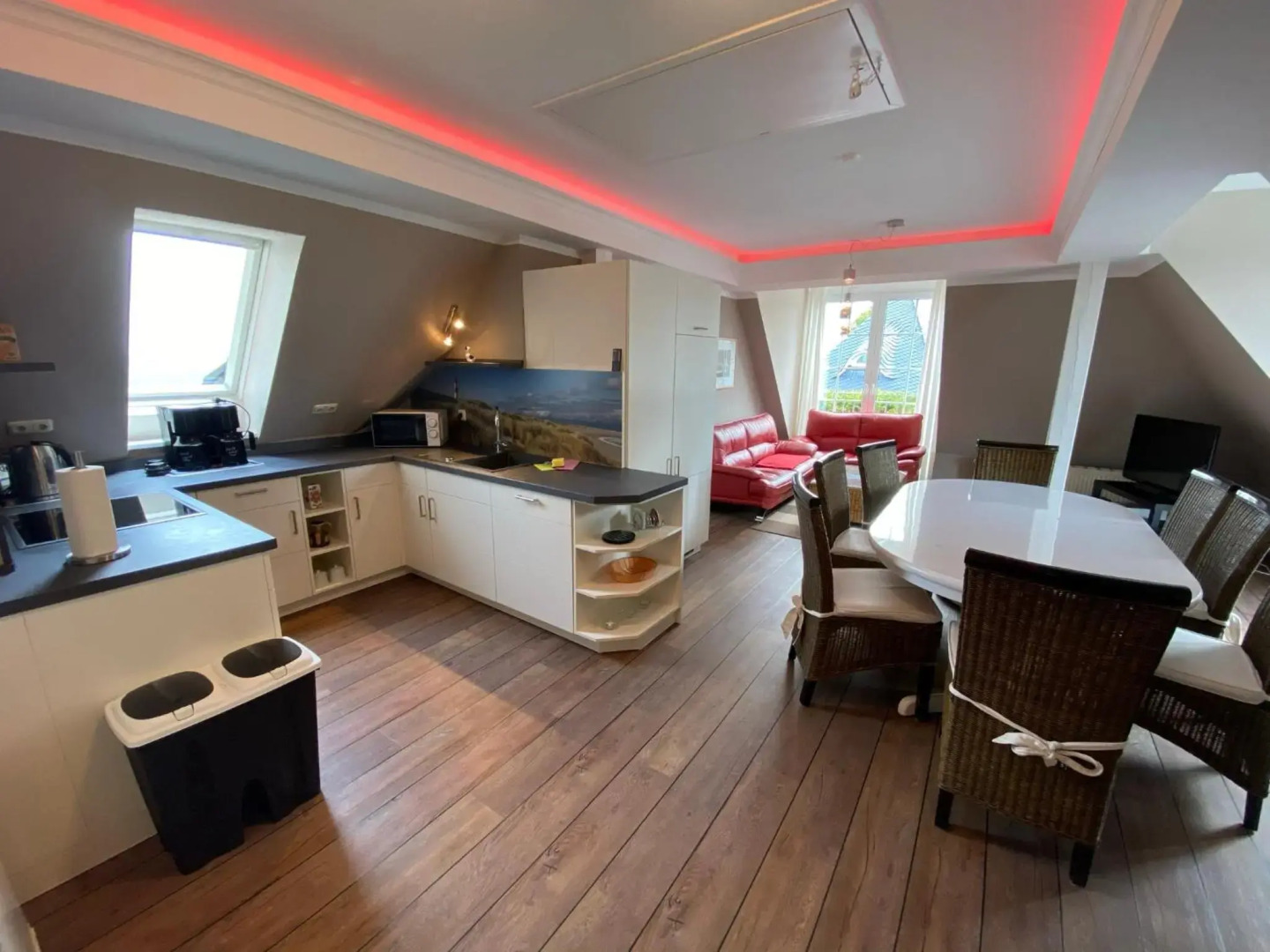 Ferienwohnung im Poolhaus mit Ostseeblick