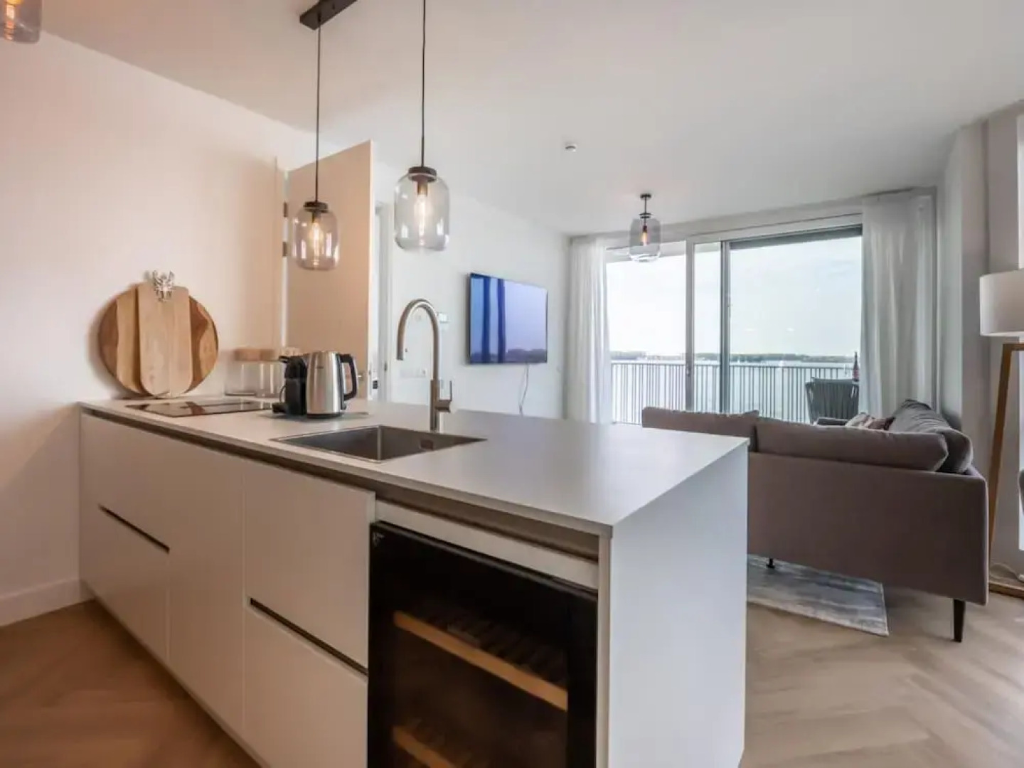 Apartment Veerse Meer With Private Marina