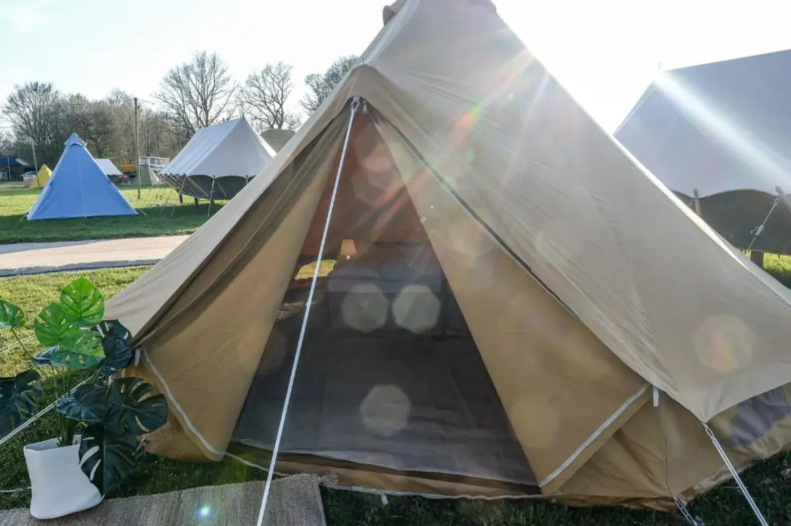 Pop-up glamping - Buurvrouws' Belltentje 2-4 pers
