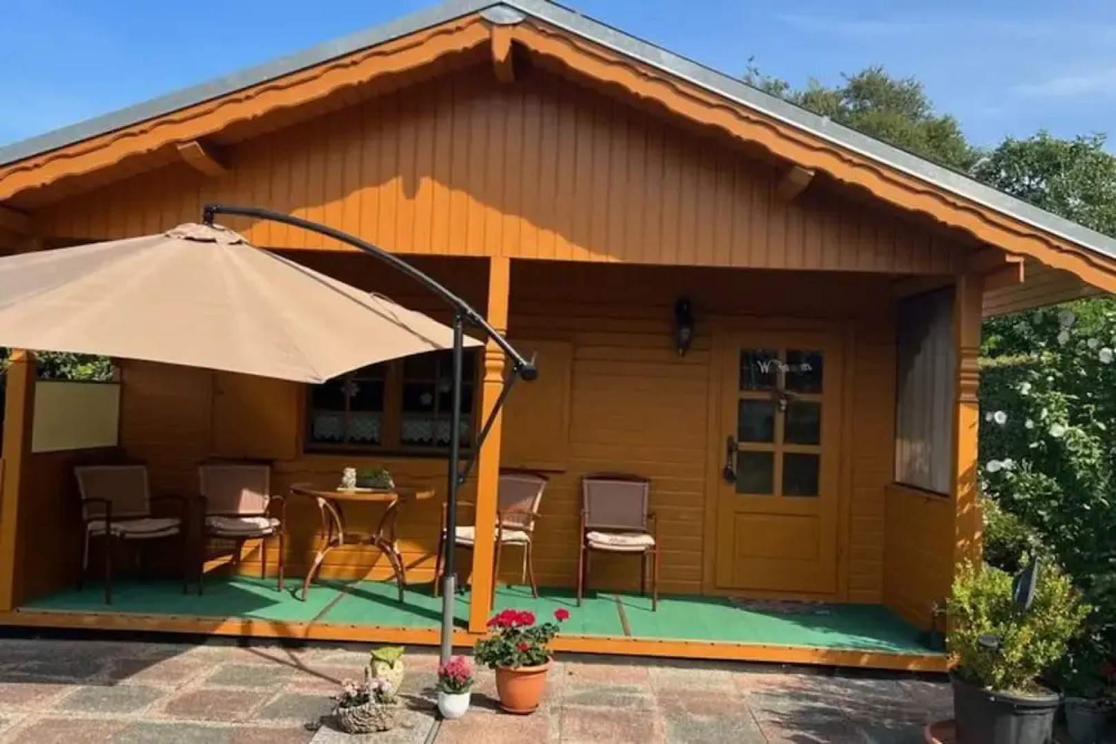 Log Cabin Near Baltic Sea Lighthouse