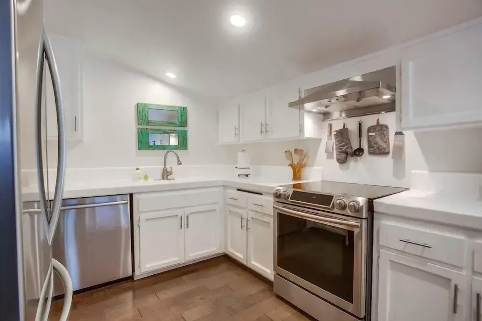 Beachfront Townhome in Solana Beach features Private Den SS166 by RedAwning