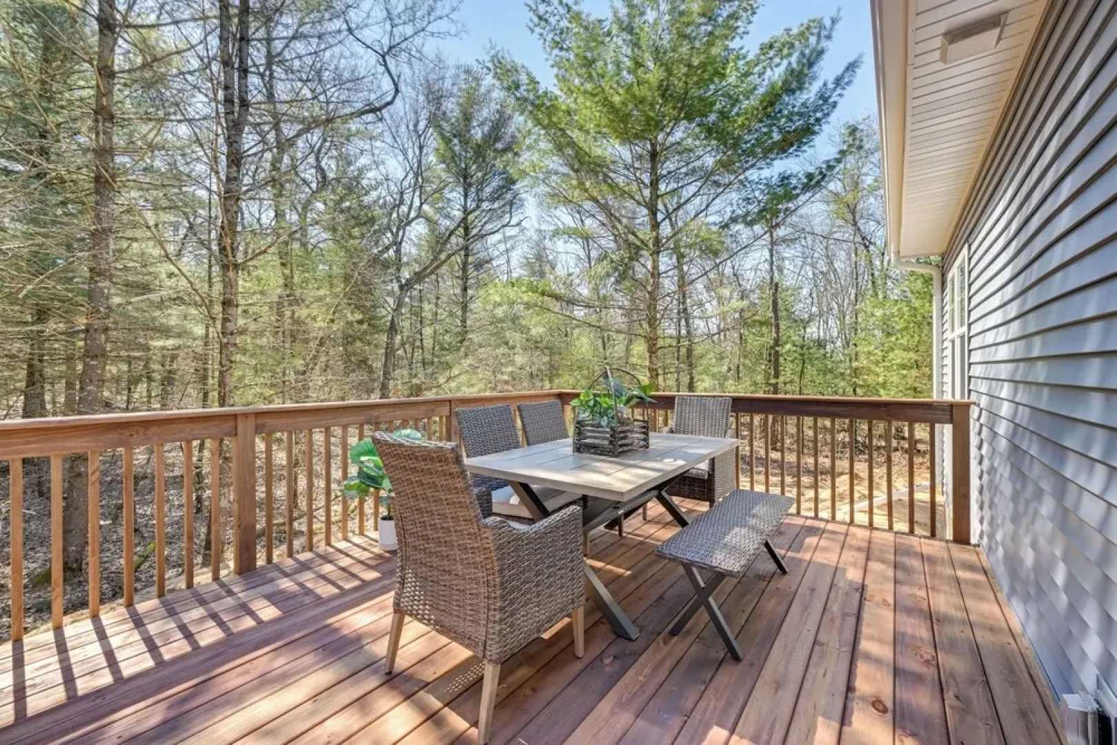 Chic Wisconsin Retreat w/ Deck, Grill & Fire Pit!