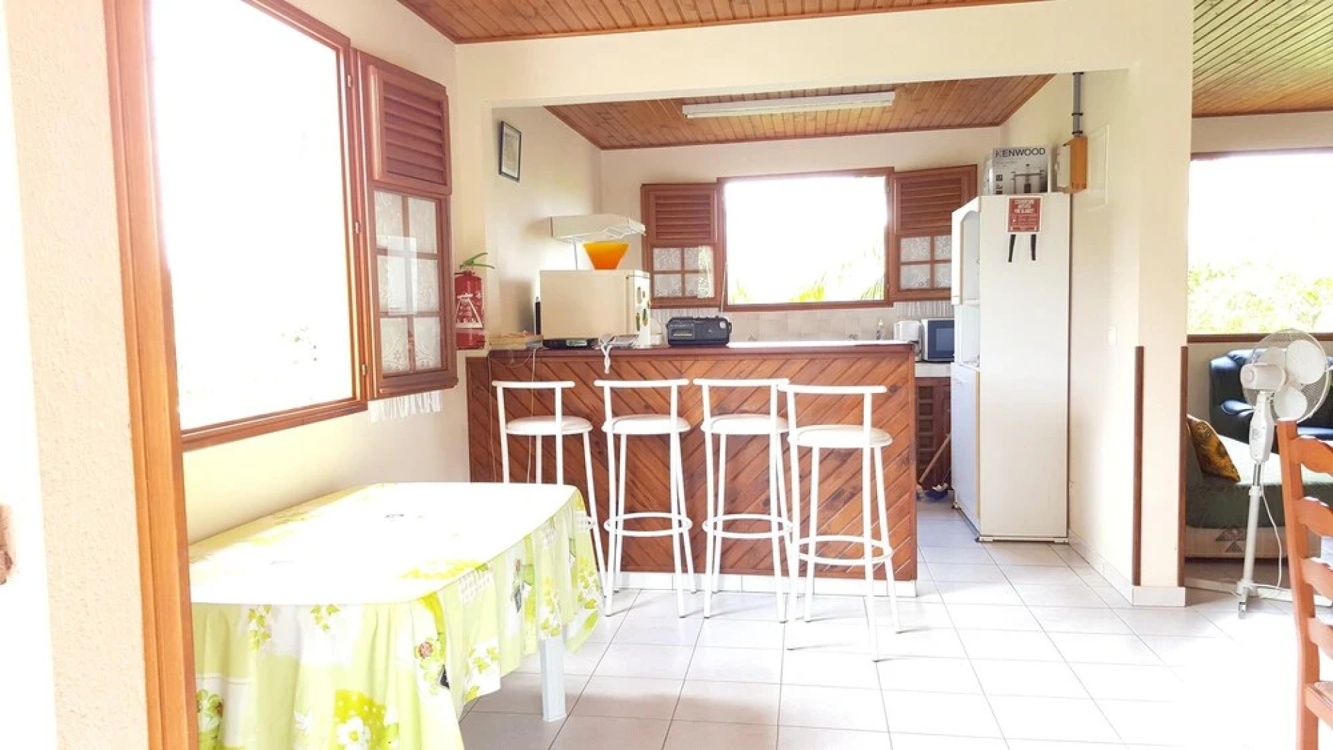 House With 2 Bedrooms in Sainte-anne, With Wonderful Mountain View, Fu