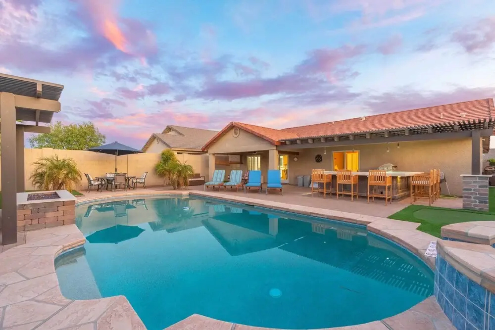 Sunny San Tan Valley Home w/ Backyard Oasis!