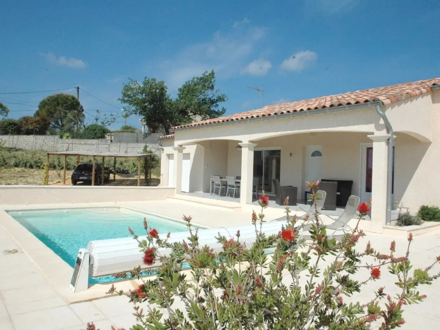 Serene Holiday Home in Les Mages With Balcony