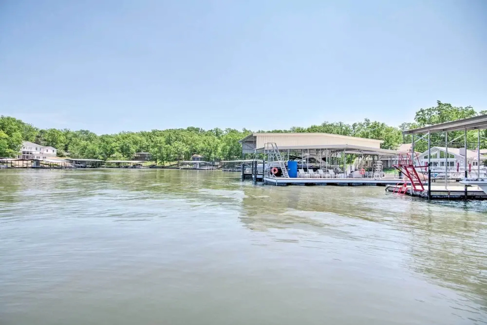 Private Dock: Home on Lake of the Ozarks