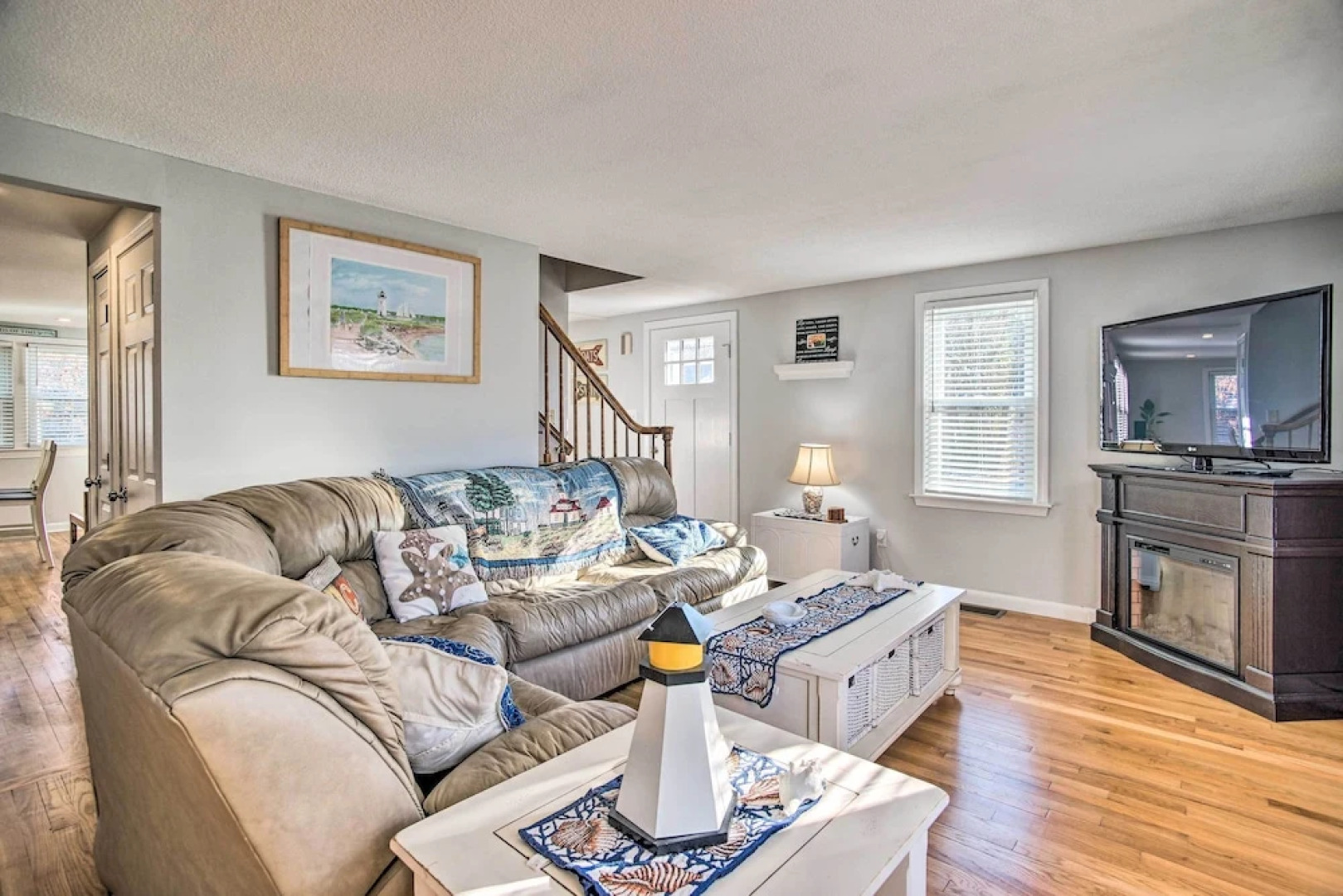 Walk to Great Pond: Spacious East Falmouth Home