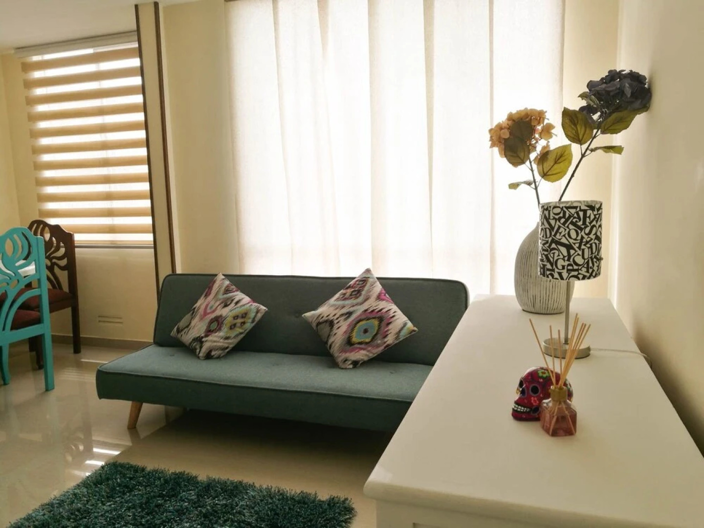 Apartment In Bogotas Savannah With Parking and Wifi Up to 6 in Tocancipa