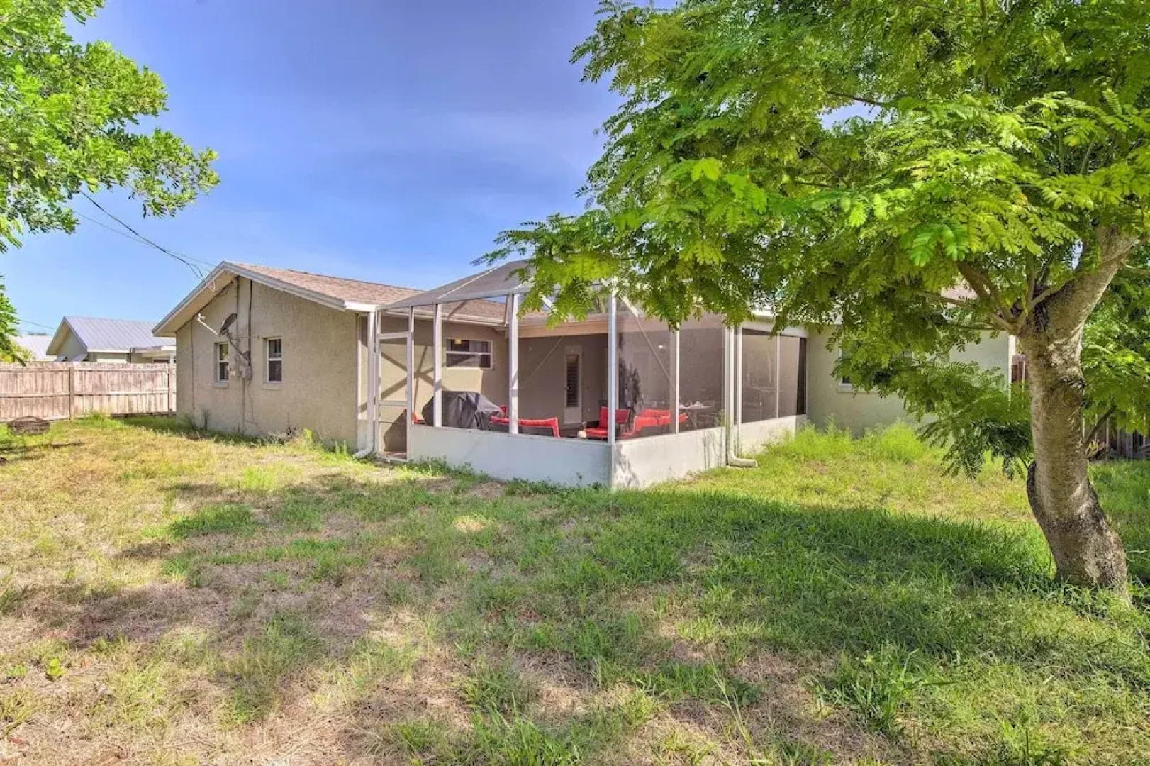 Quiet Satellite Beach Home w/ Lanai, Walk to Beach
