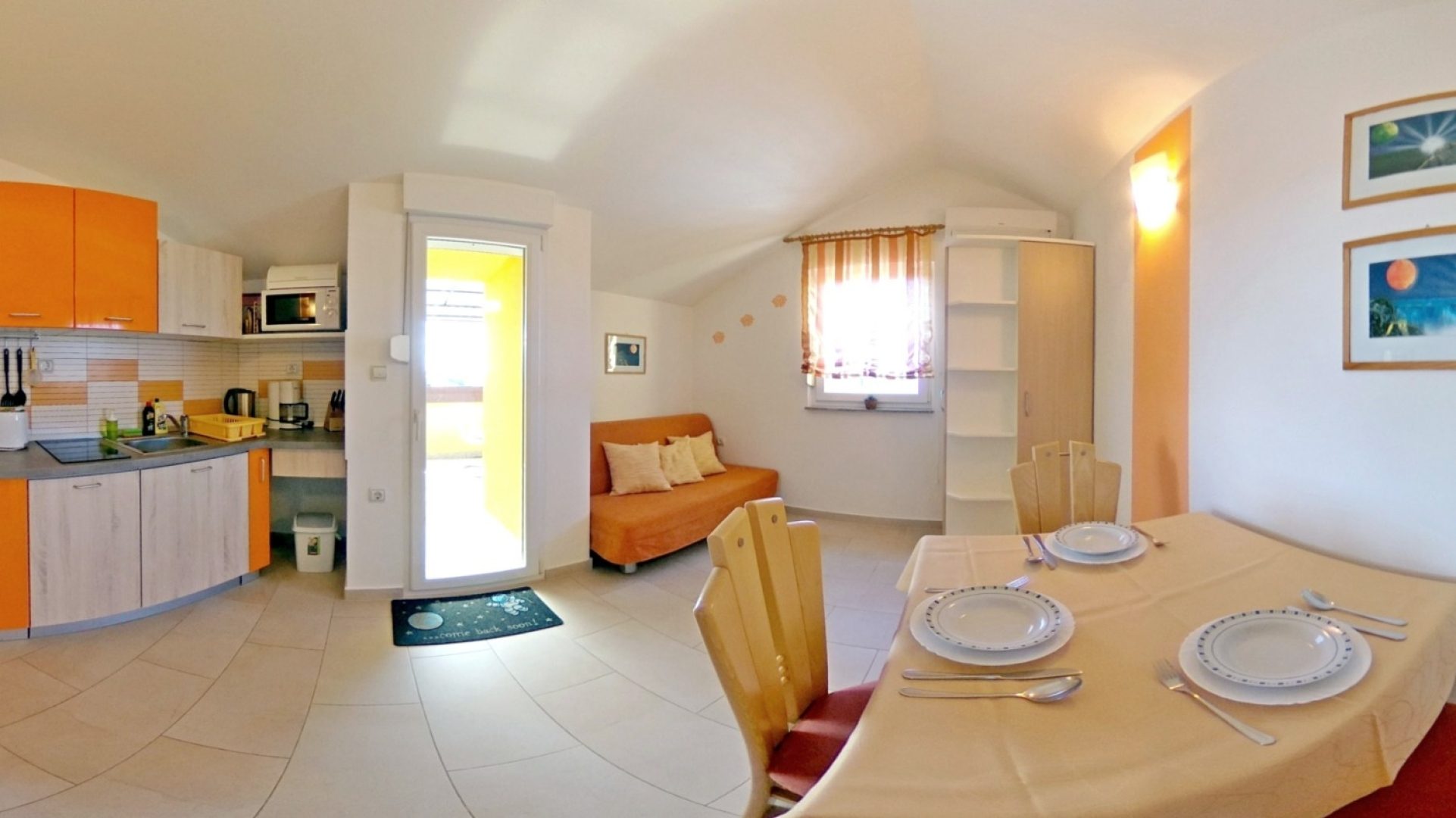 Apartment Amalia - family friendly with parking: A3 Ariela Pakostane, Riviera Biograd