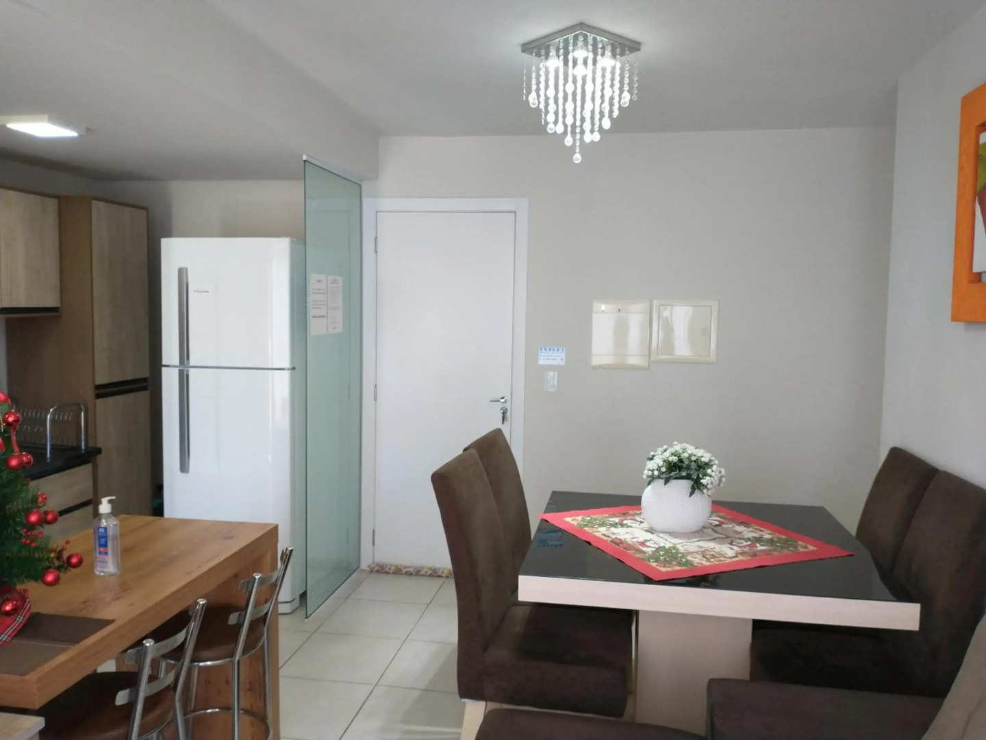 Apto Vista Atlântico com 2 quartos com Ar Cond Wi-Fi TV SMART e Área de lazer