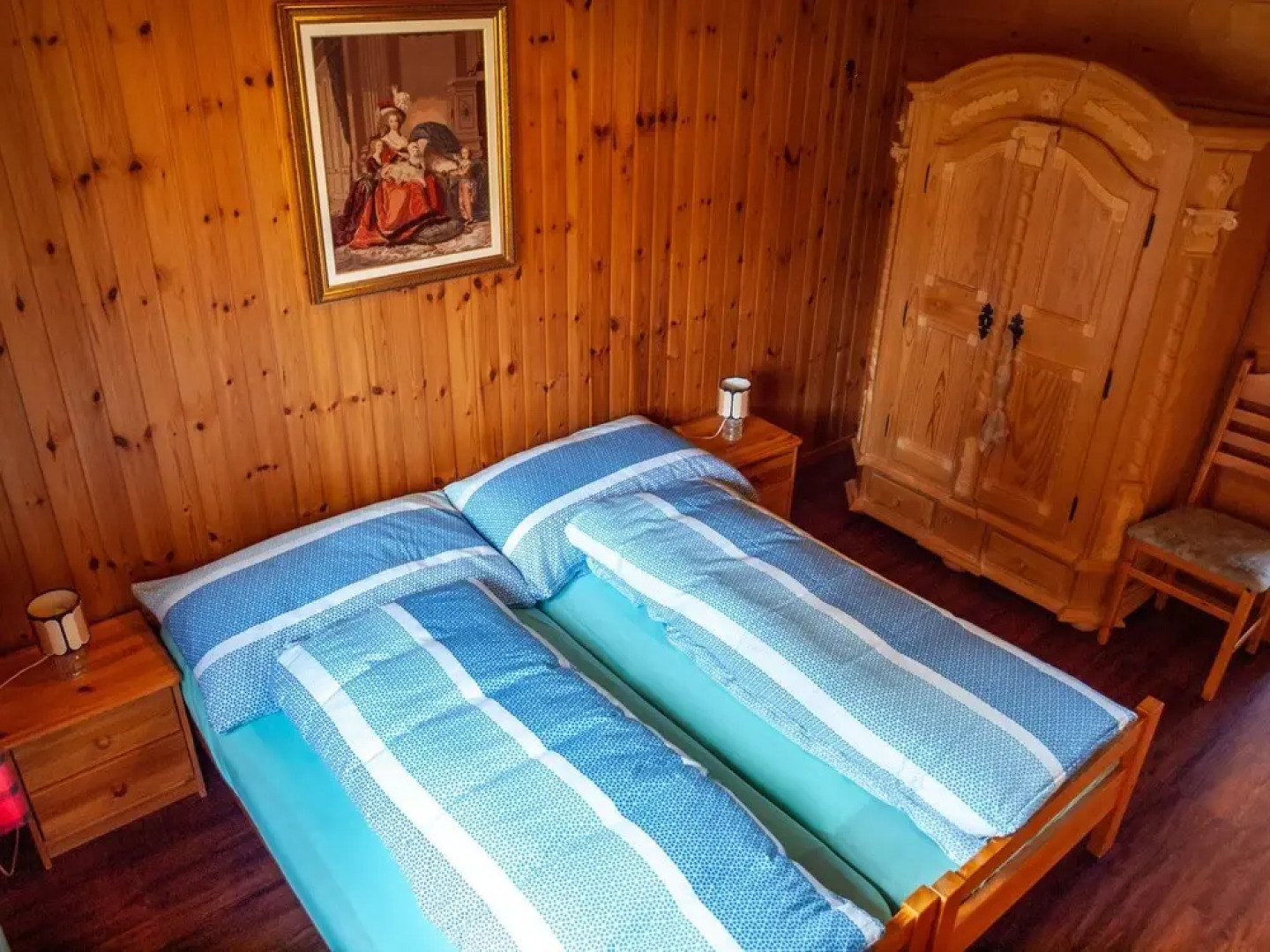 Detached Chalet at the alm in the Car-free Village of Rosswald. Outstanding View