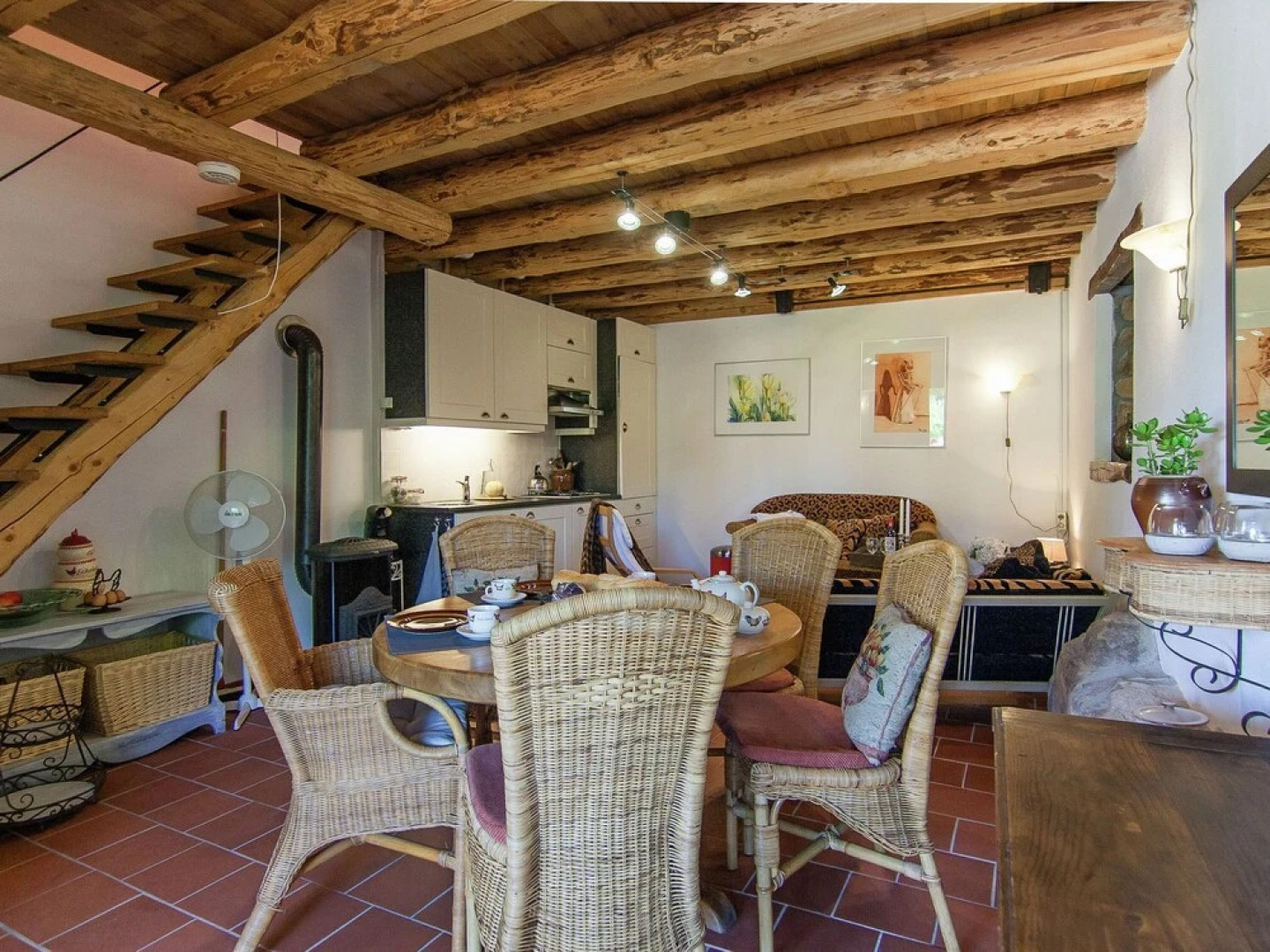 Detached, Romantic Cottage With Communal Swimming Pool, Terraces and Large Garden