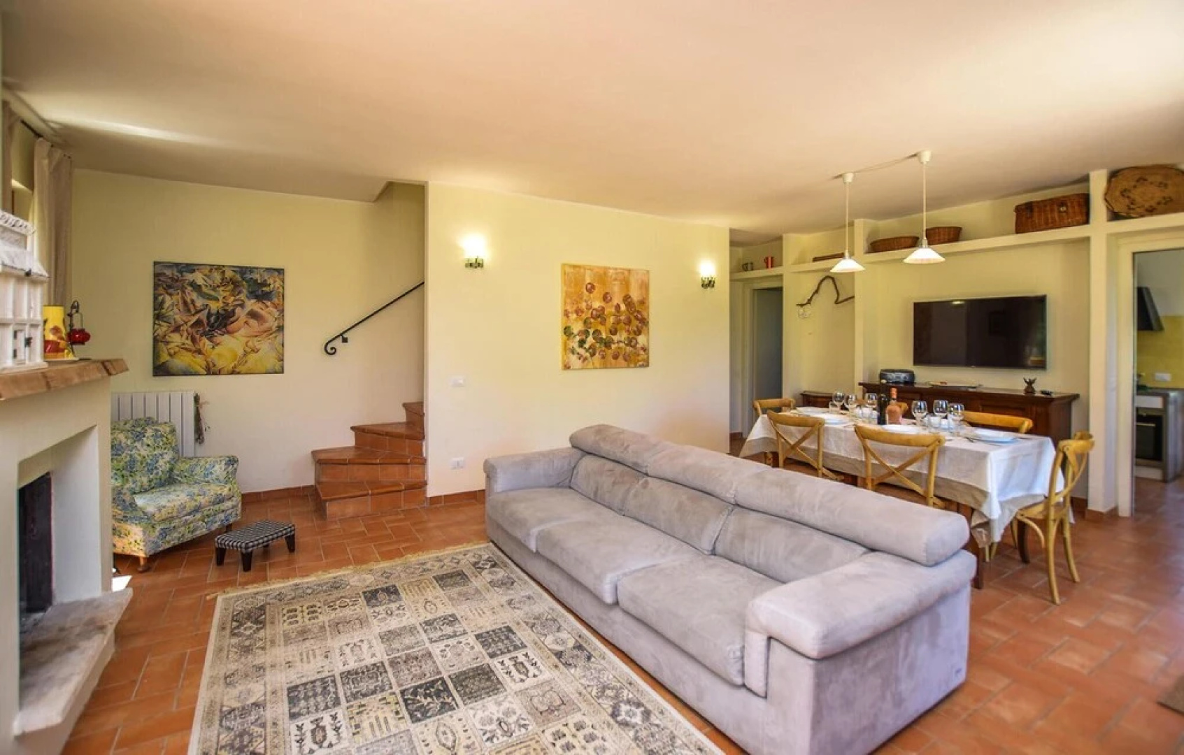 Beautiful Home in Toffia With Outdoor Swimming Pool, Jacuzzi and 4 Bedrooms
