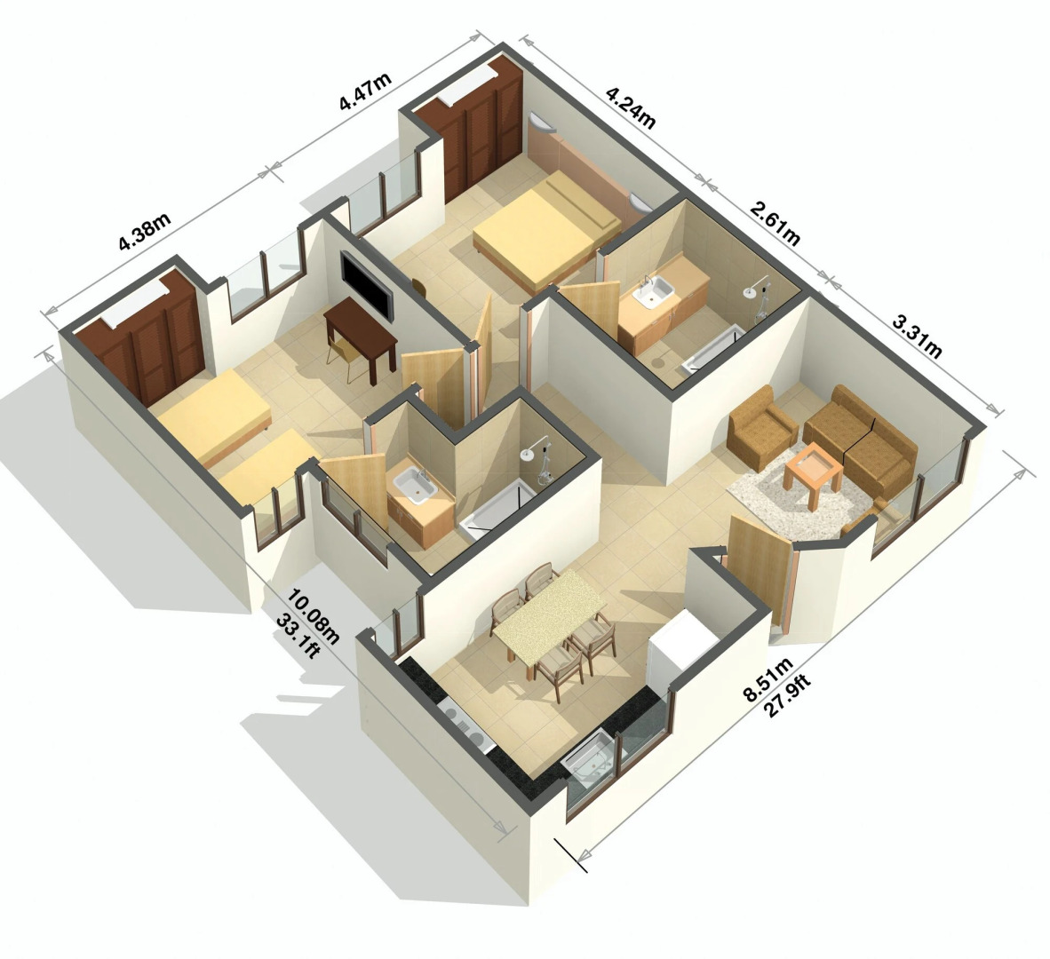 Hotel Residence Inn Suites Cristina