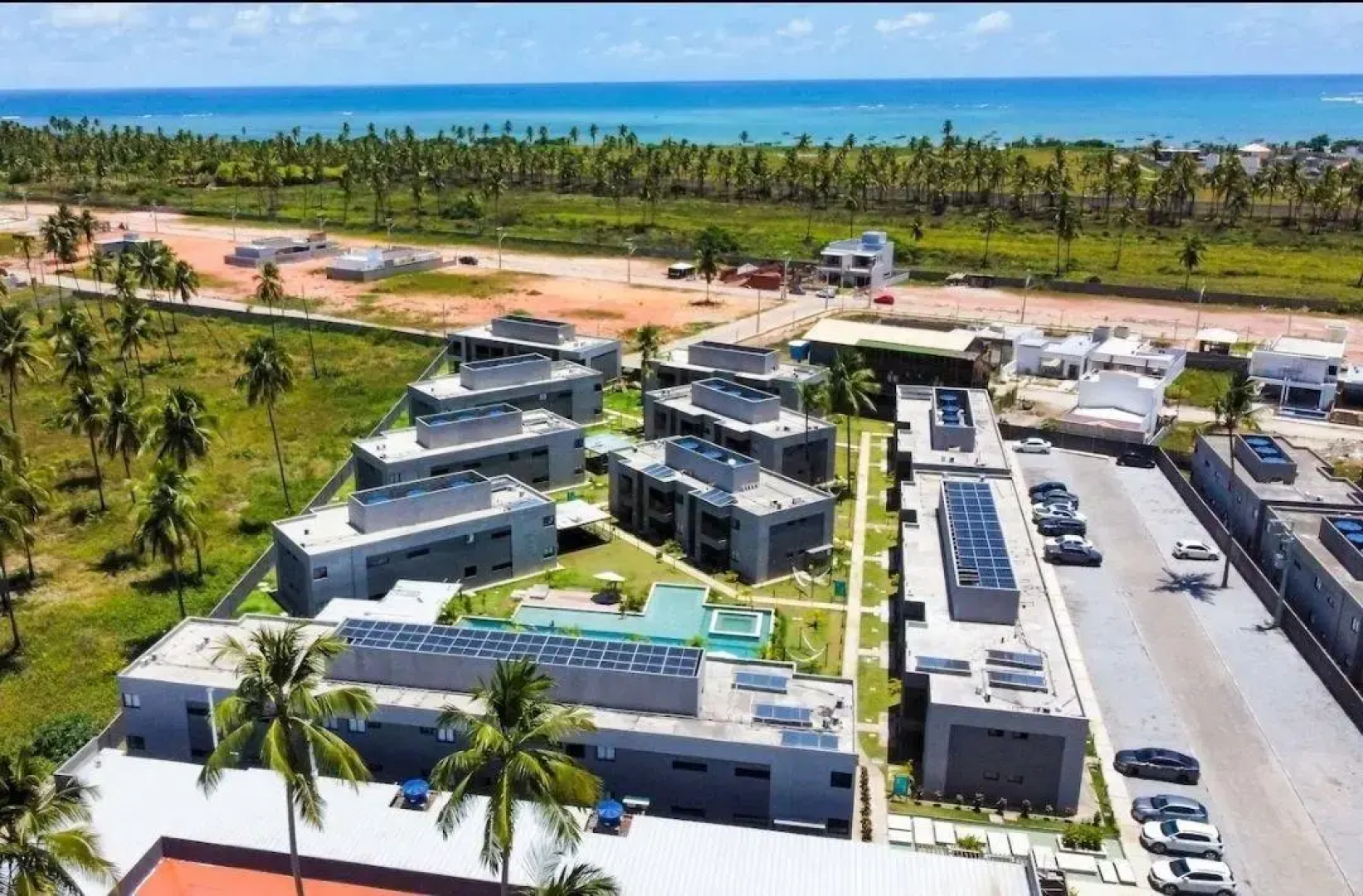 Flat super luxo com 2 suítes no Manatee - Patacho - Milagres - AL