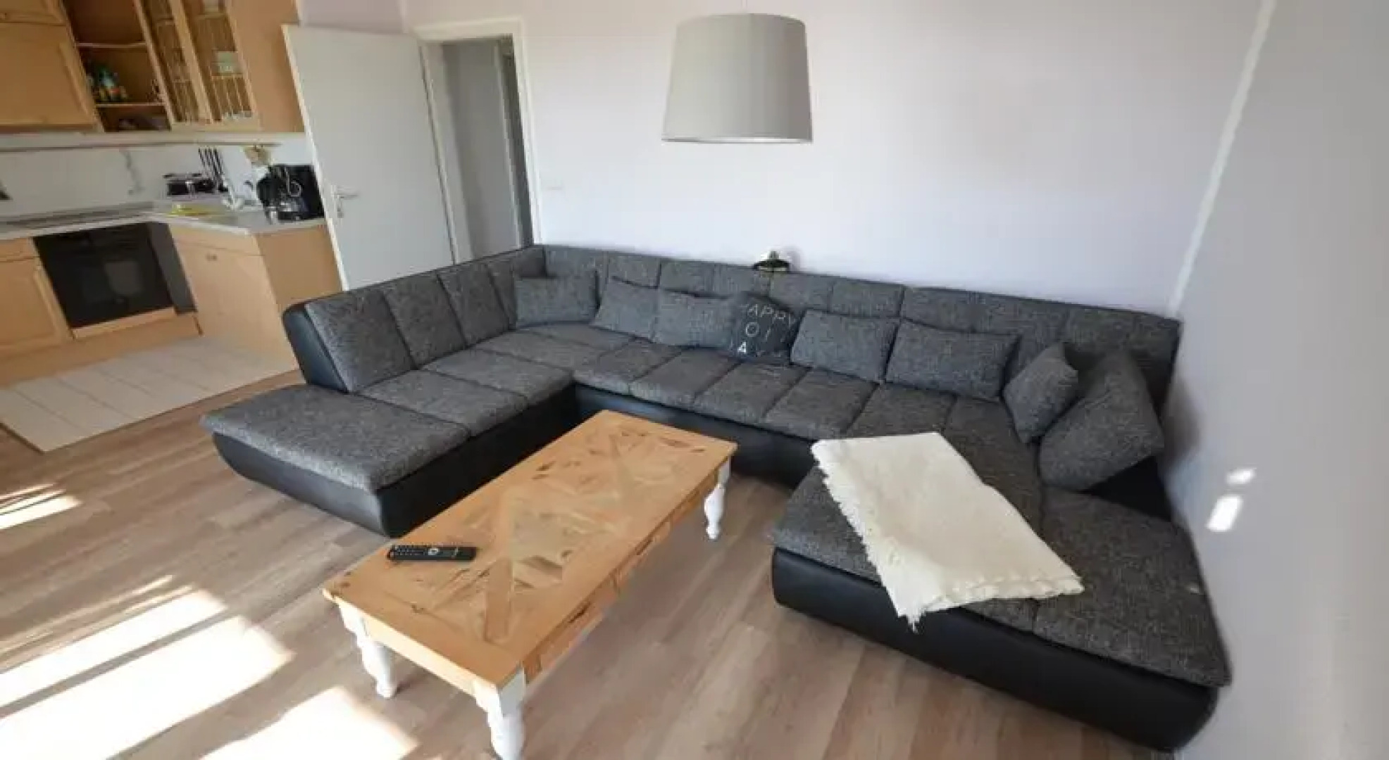 Apartment Wohnen am Wasser mit Boot