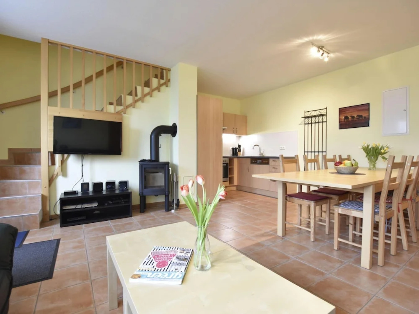 Idyllisches Ferienhaus mit Uberdachter Terrasse