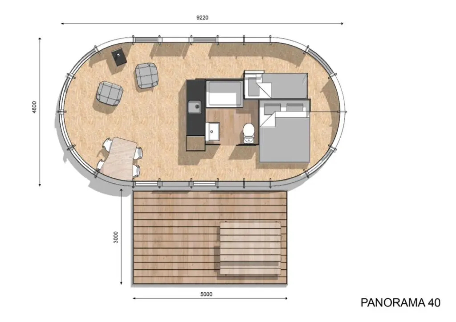 Riverdome met privé sanitair - en weids uitzicht - NIEUW 2021
