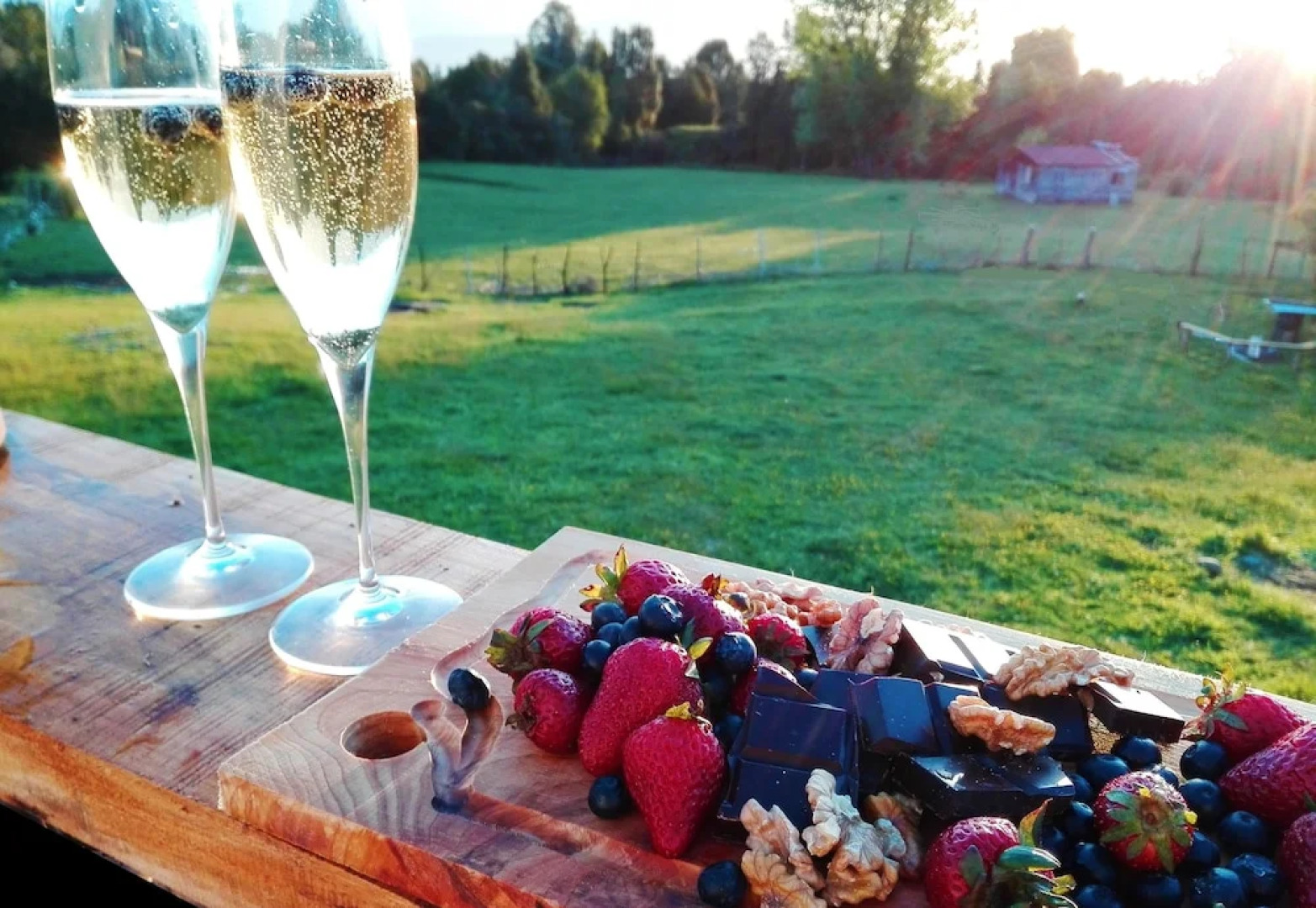 Yurt in Puyehue with Volcano Views