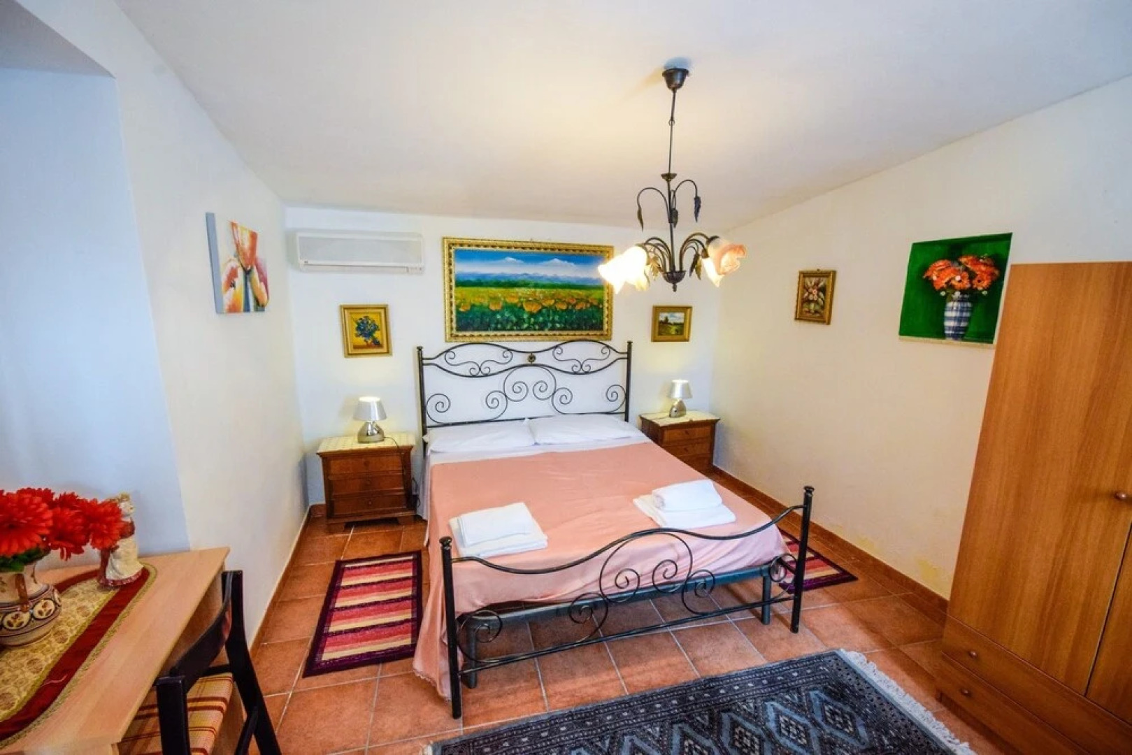 House With 2 Rooms in Enna, With Wonderful Lake View, Enclosed Garden