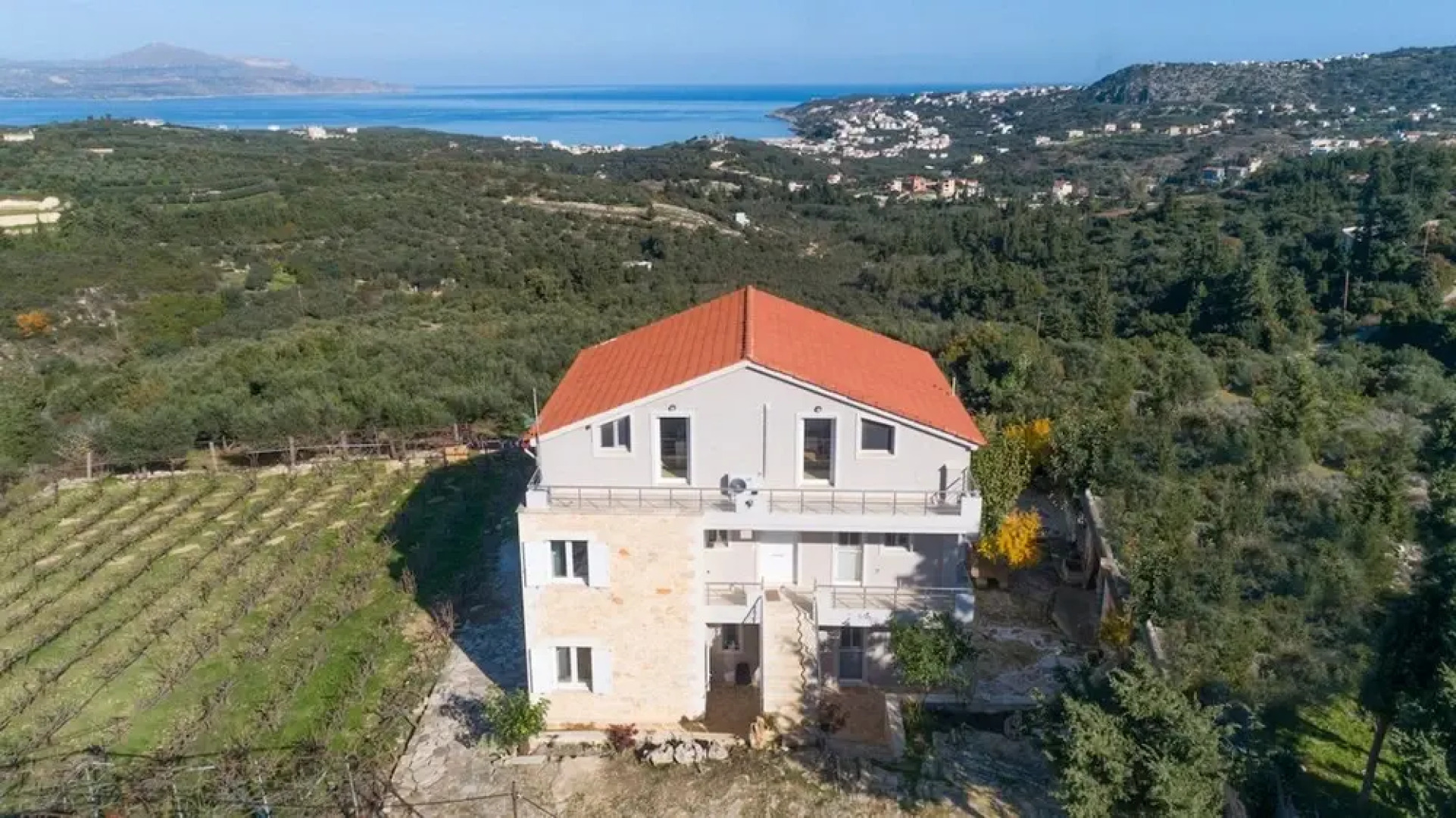 Villa Konstantinos Hilltop Vineyard Escape