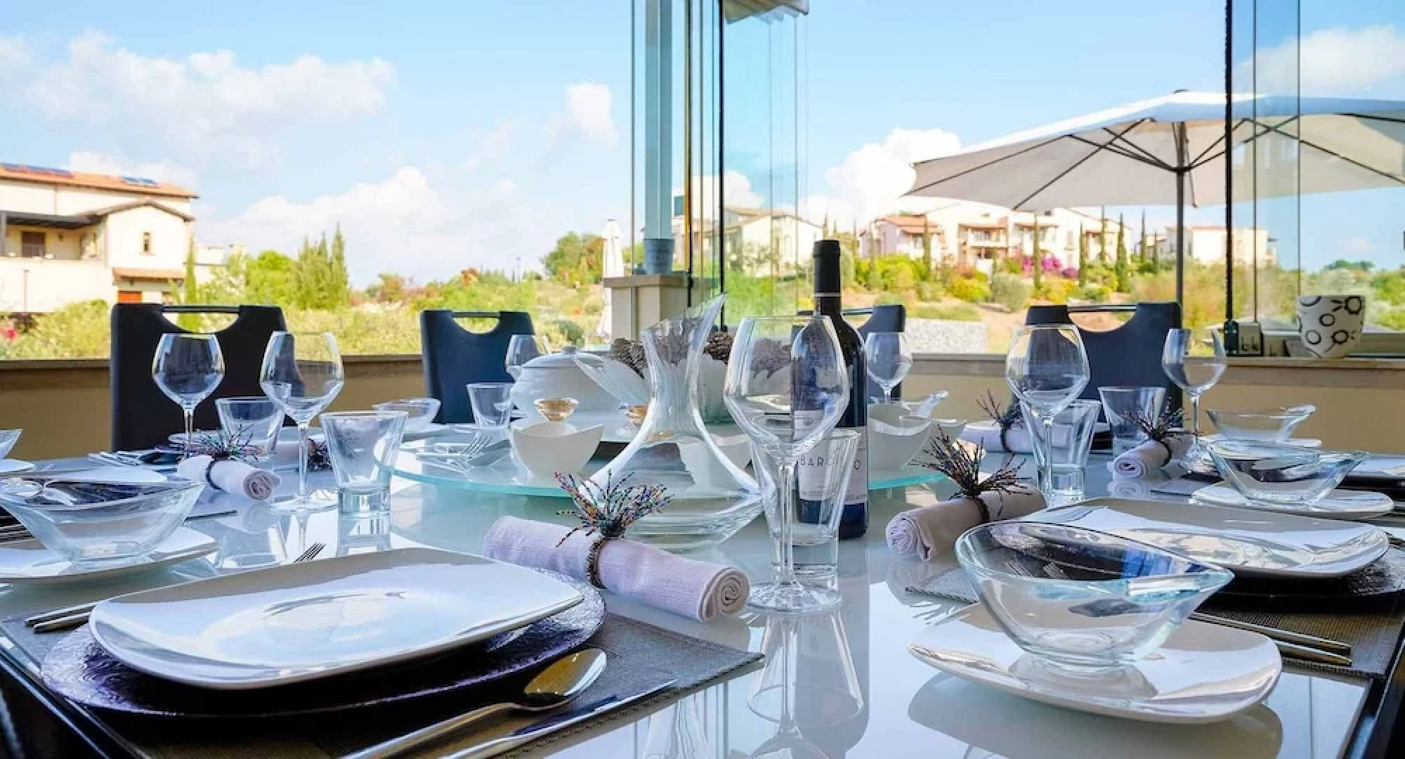 Stunning 3 bedroom villa 'JZ02' with private pool, beautiful interiors, communal pool and resort facilities, Zephyros Village, Aphrodite Hills