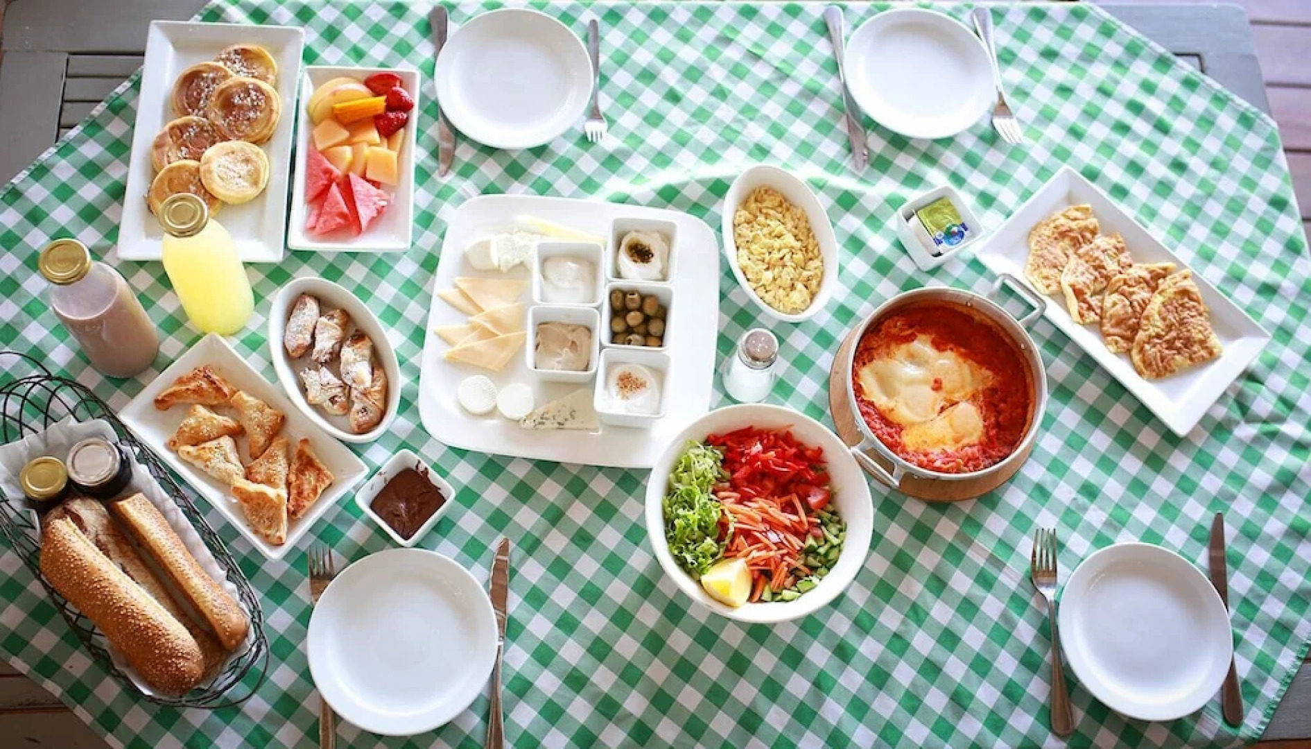 The White Cabins - View