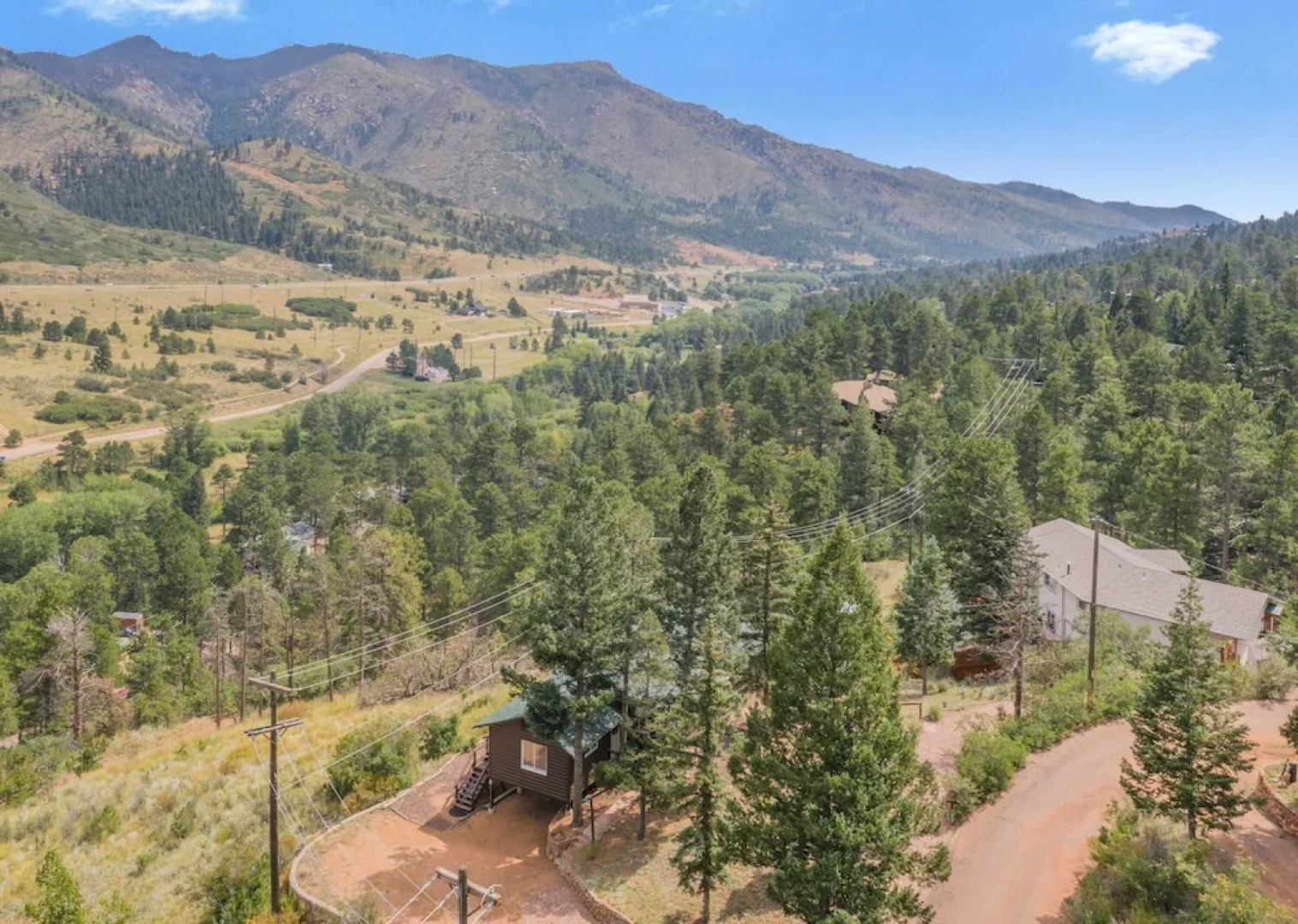 3BD Cowboy Cabin Pikes Peak Mountain Log Cabin